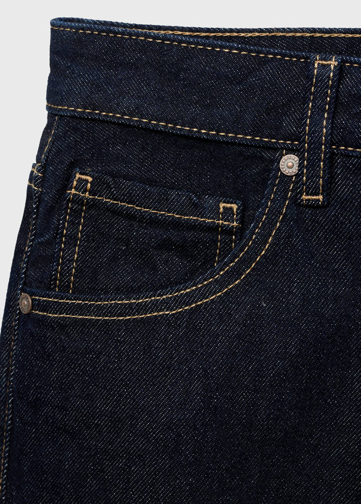 Miami medium-rise straight-fit jeans — Open Blue