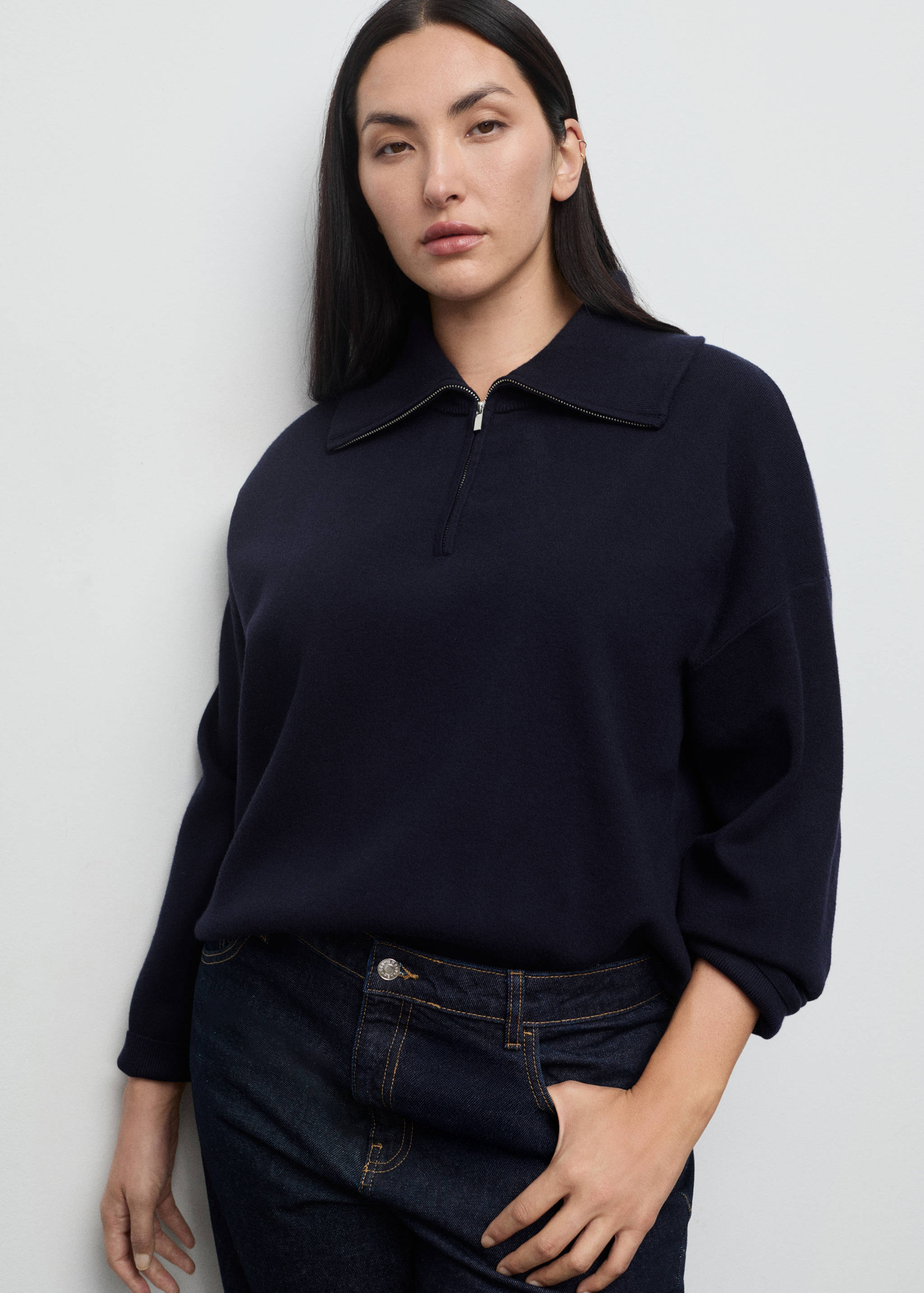 Pullover maglia collo zip - Dettaglio dell'articolo 5