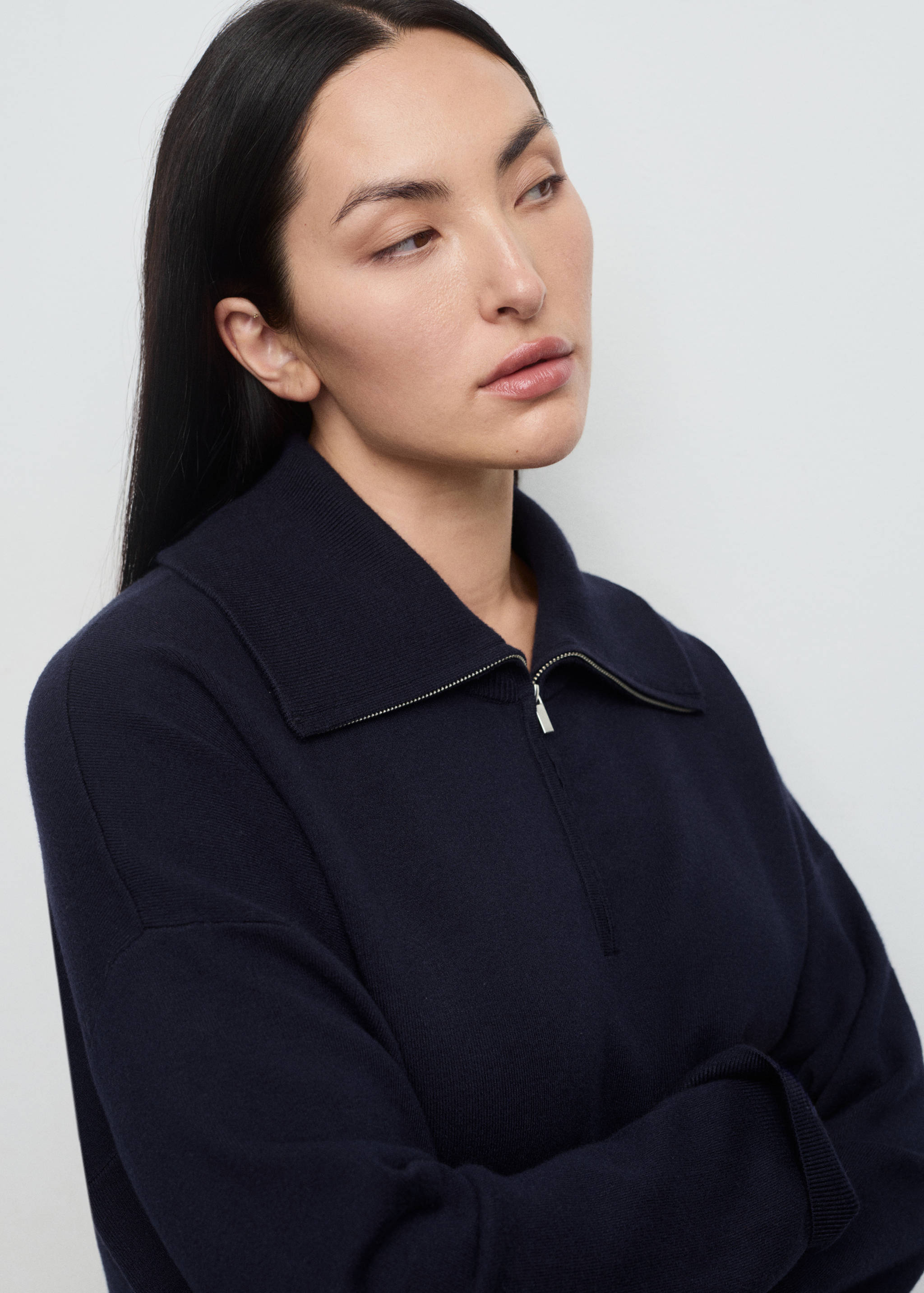 Pullover maglia collo zip - Dettaglio dell'articolo 4