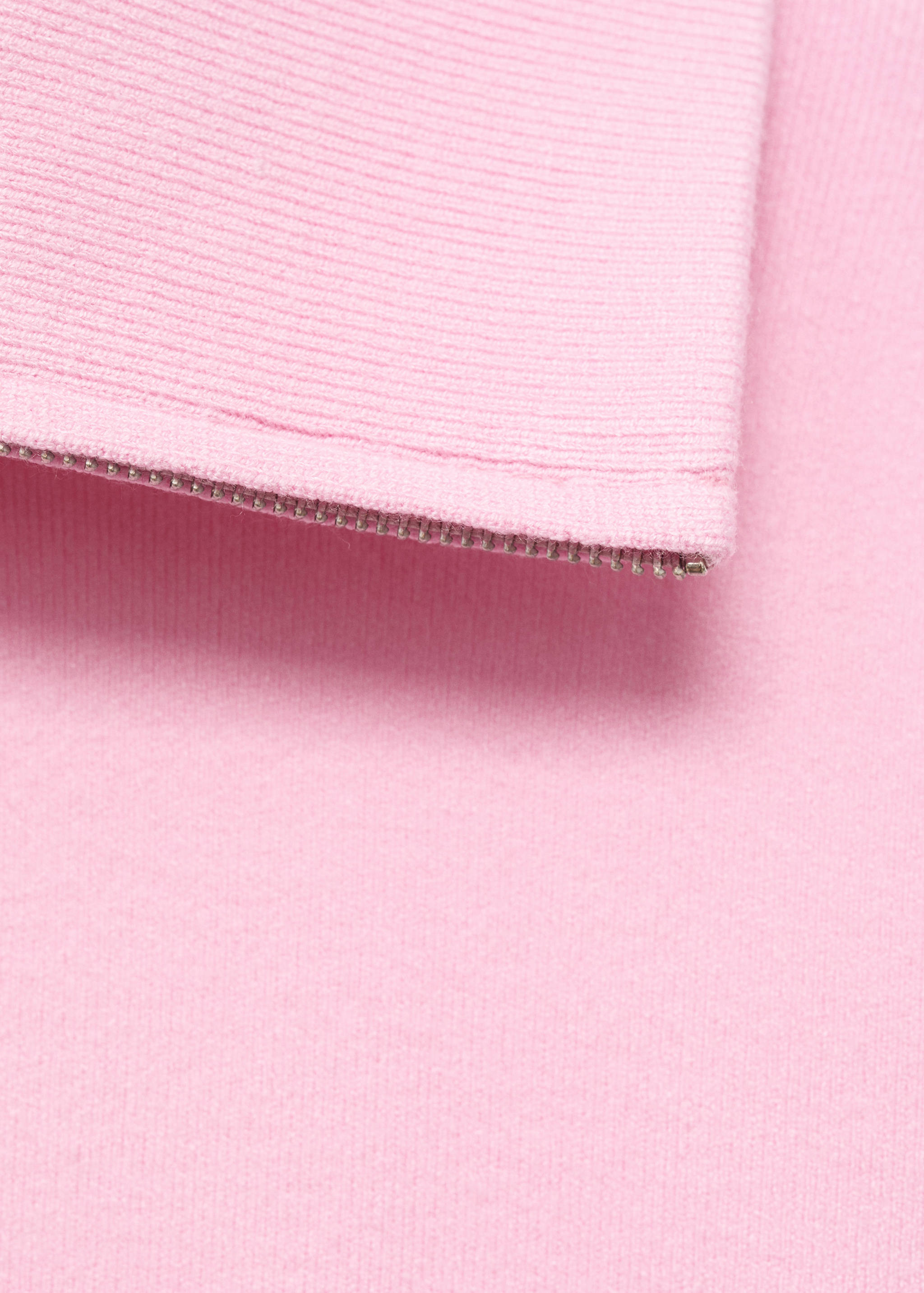 Strickpullover mit Reißverschluss am Kragen - Detail des Artikels 0