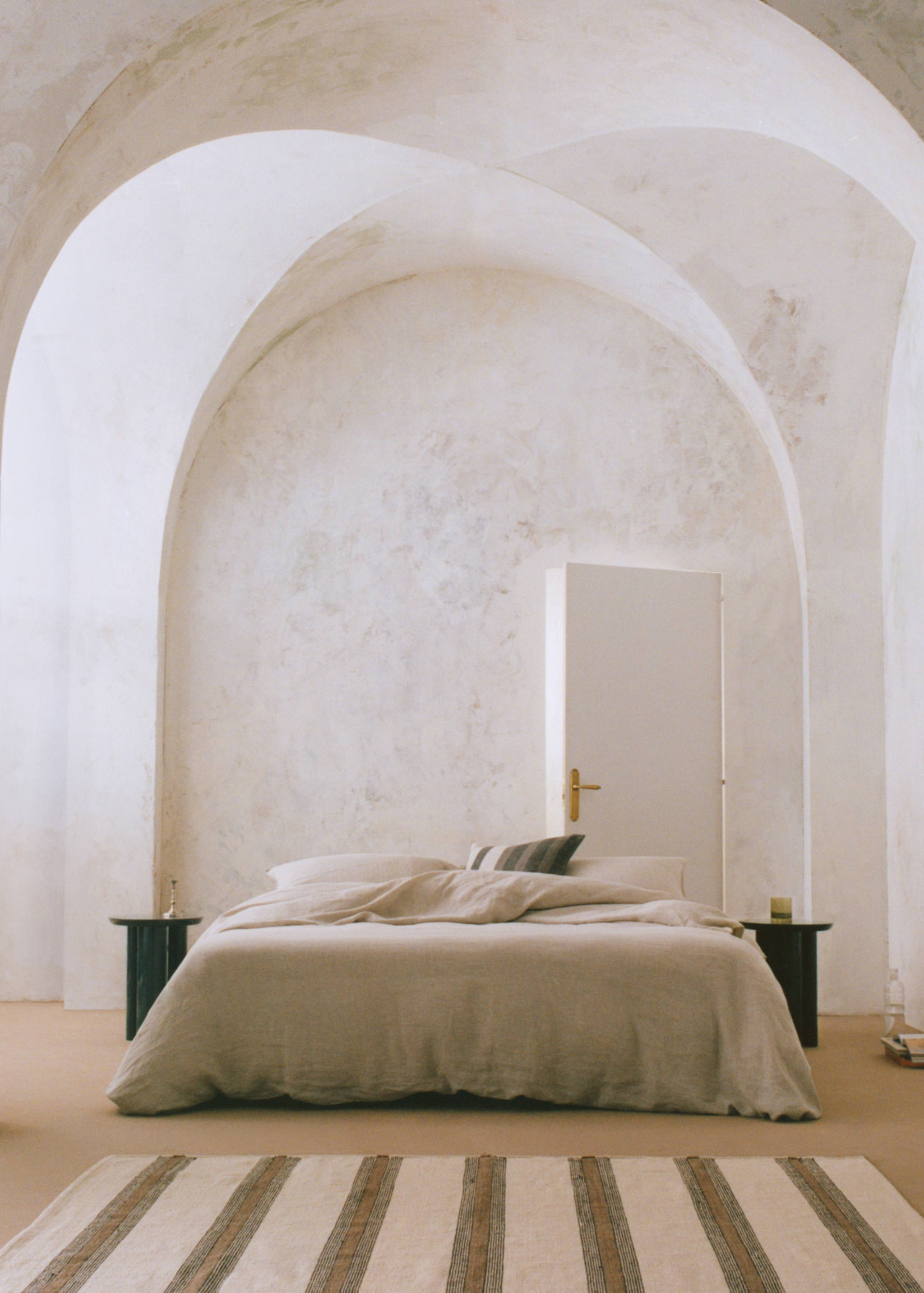 Бавовняний килим з смугастим дизайном - Детальніше про товар 6