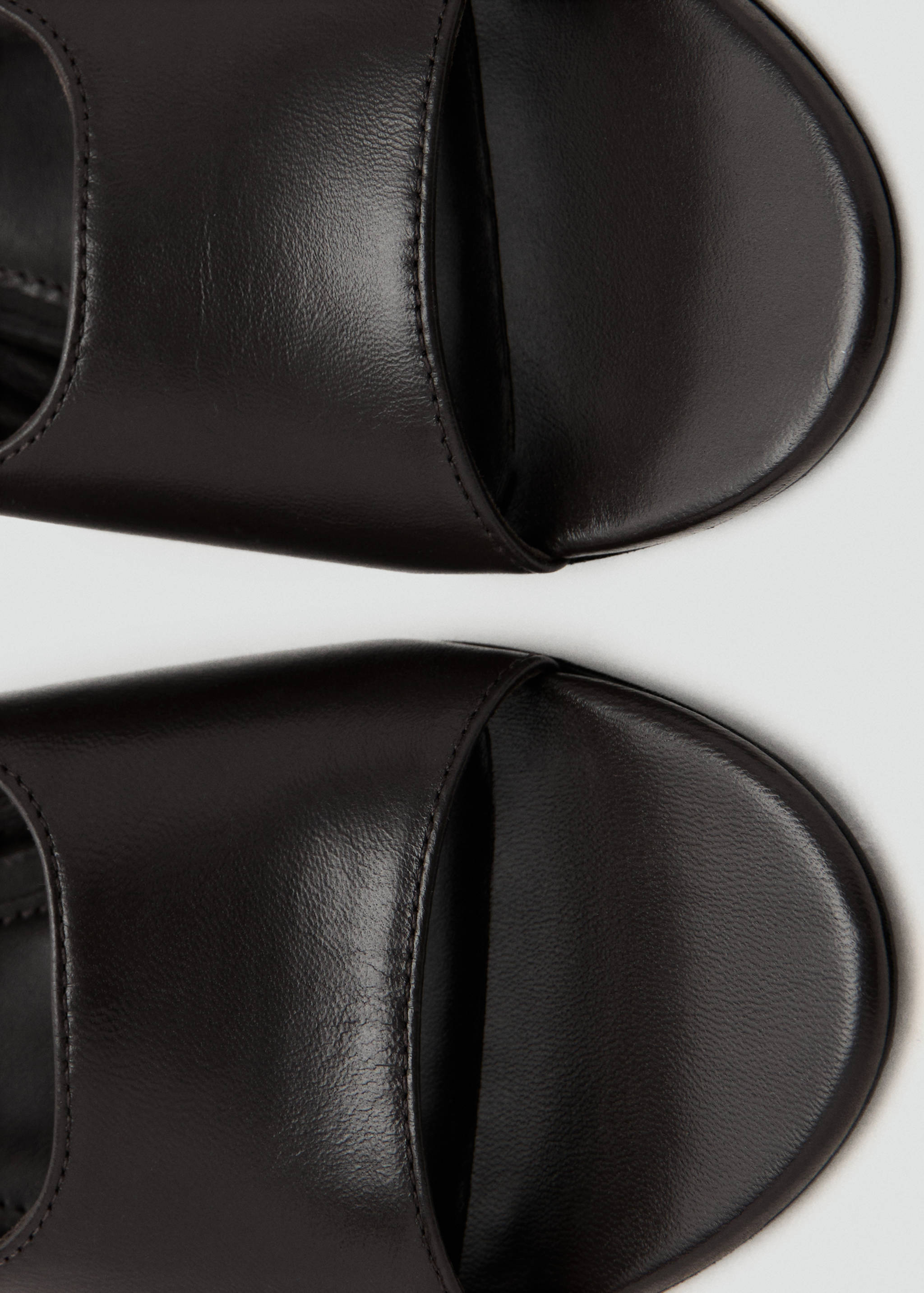 Leather wedge sandals - Details of the article 2