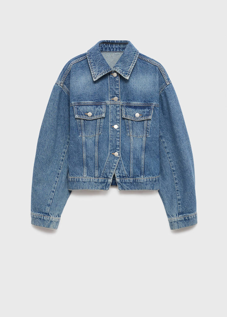 Fitted denim jacket