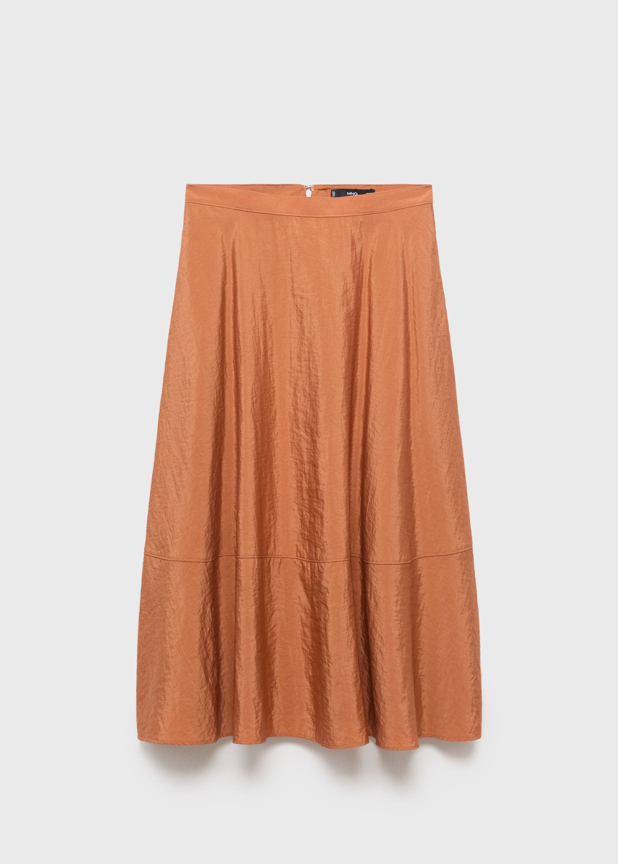 Midi satin skirt - Article without model