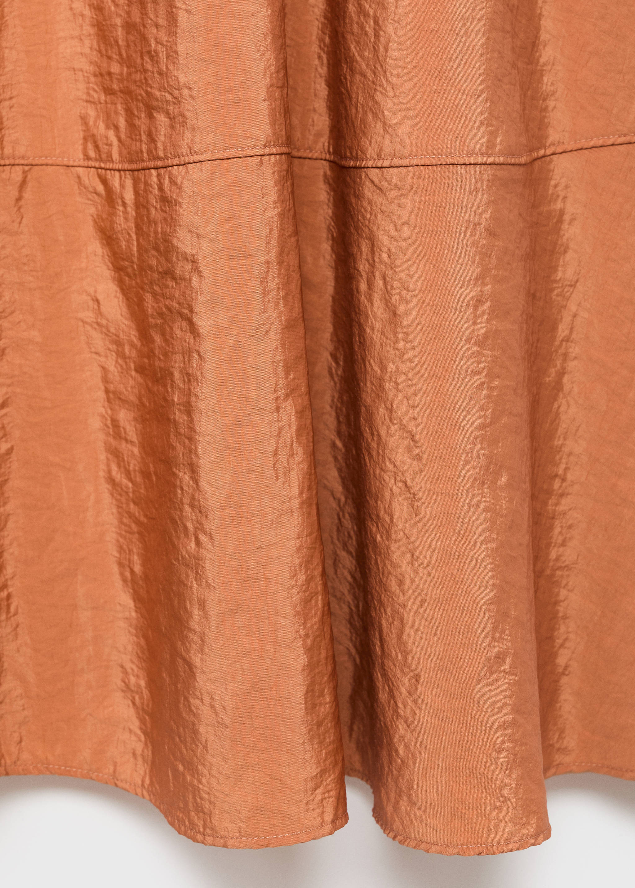Midi satin skirt - Details of the article 8