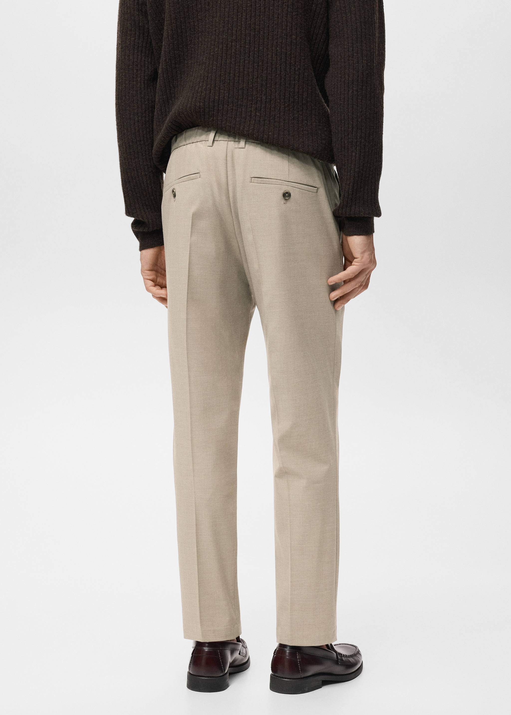 بنطلون بولونيا كروب سليم فيت - الجهة الخلفية للمنتج