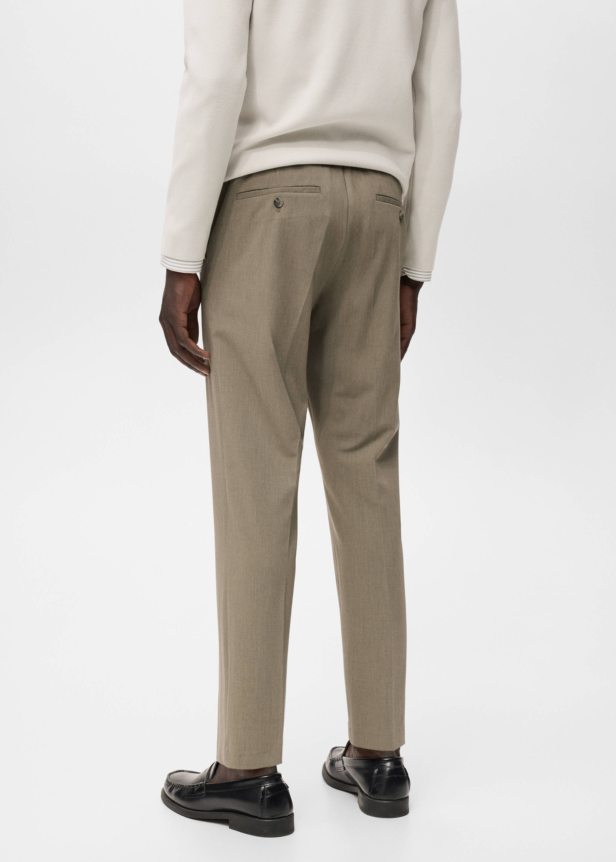 بنطلون بولونيا كروب سليم فيت - الجهة الخلفية للمنتج