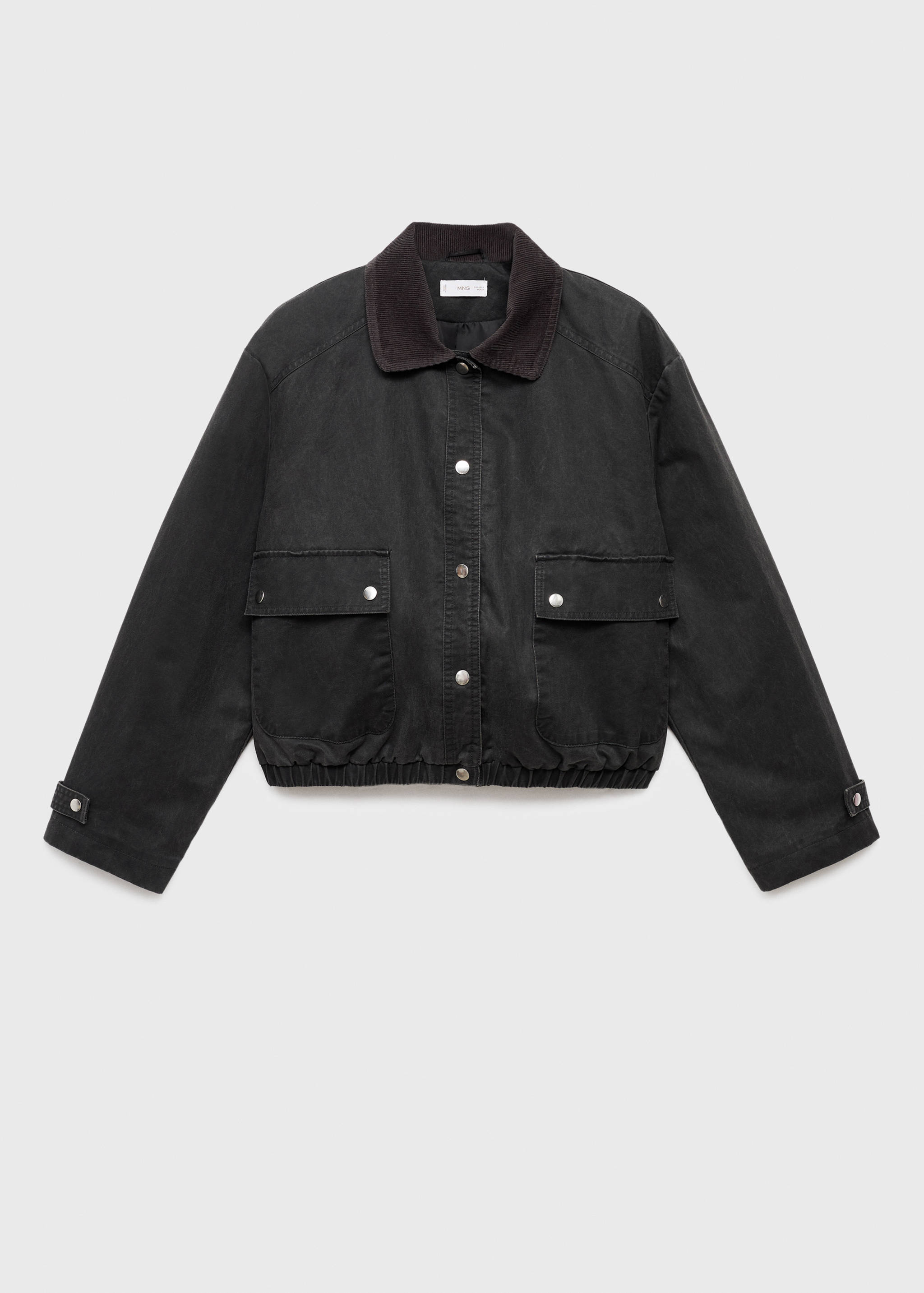 Blusão bomber com gola de camisa - Artigo sem modelo