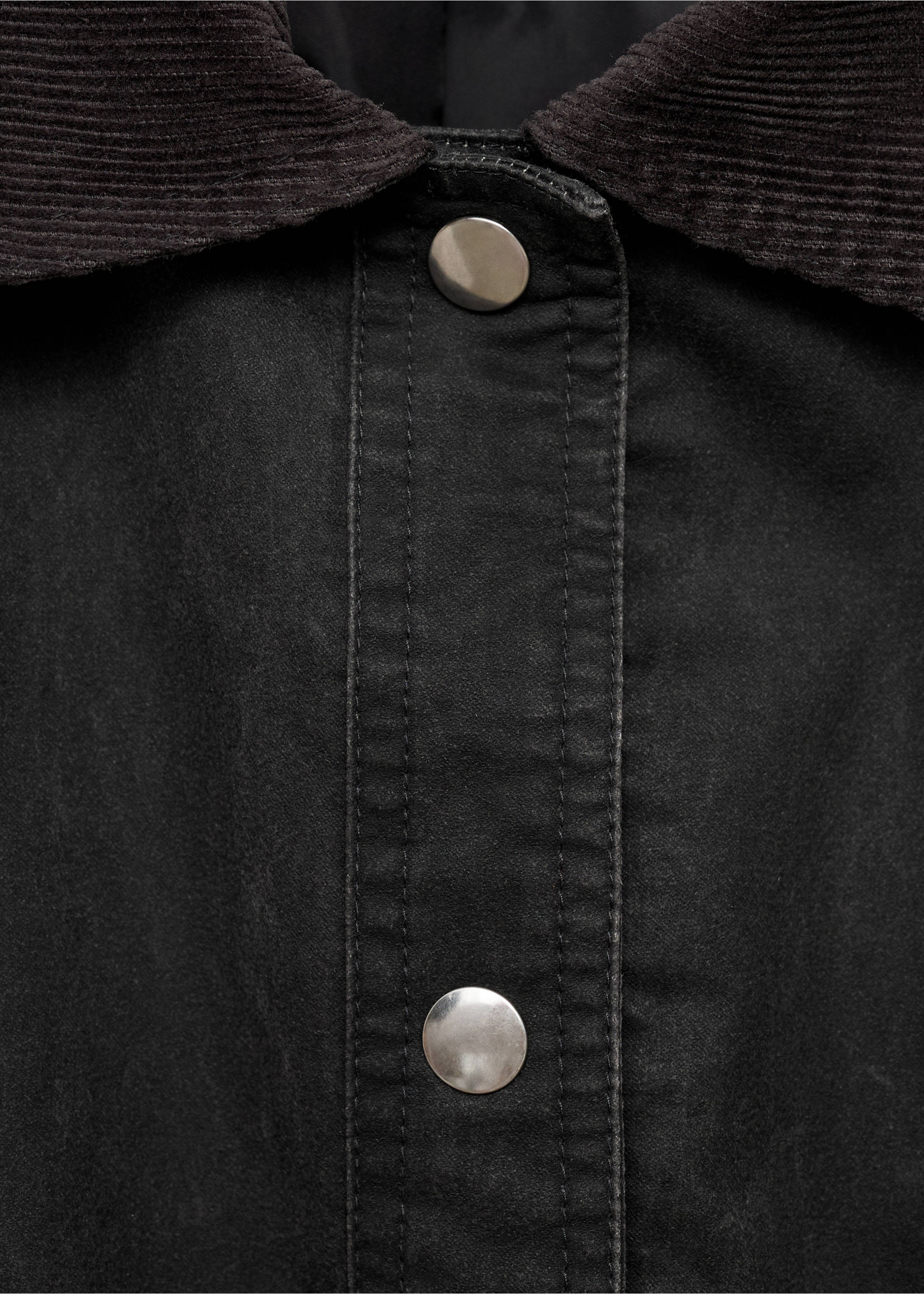 Cazadora bomber cuello camisero - Detalle del artículo 8, Gris antracita. Ref: 17045141-00.