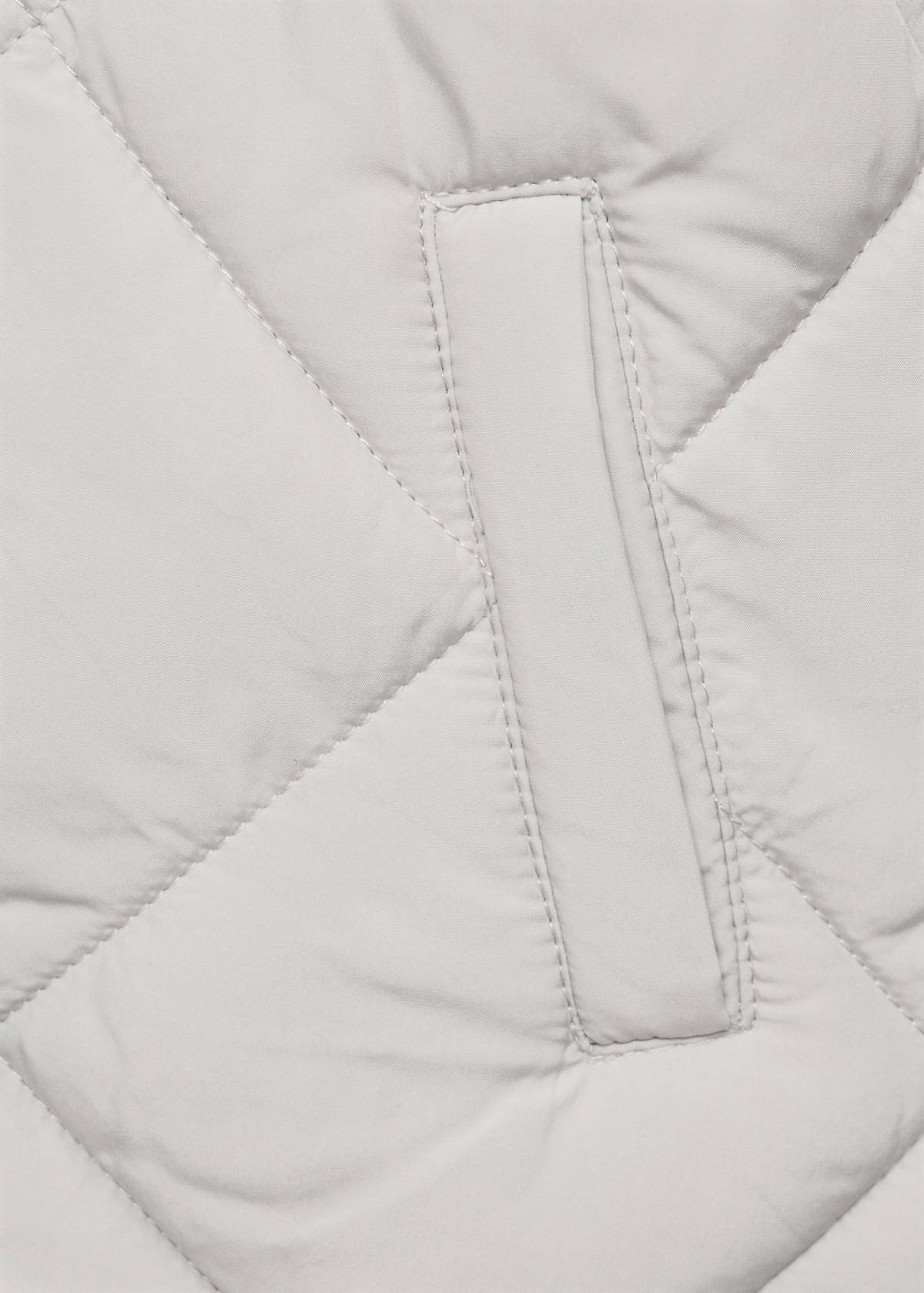 Hood puffer coat — Light/Pastel Grey