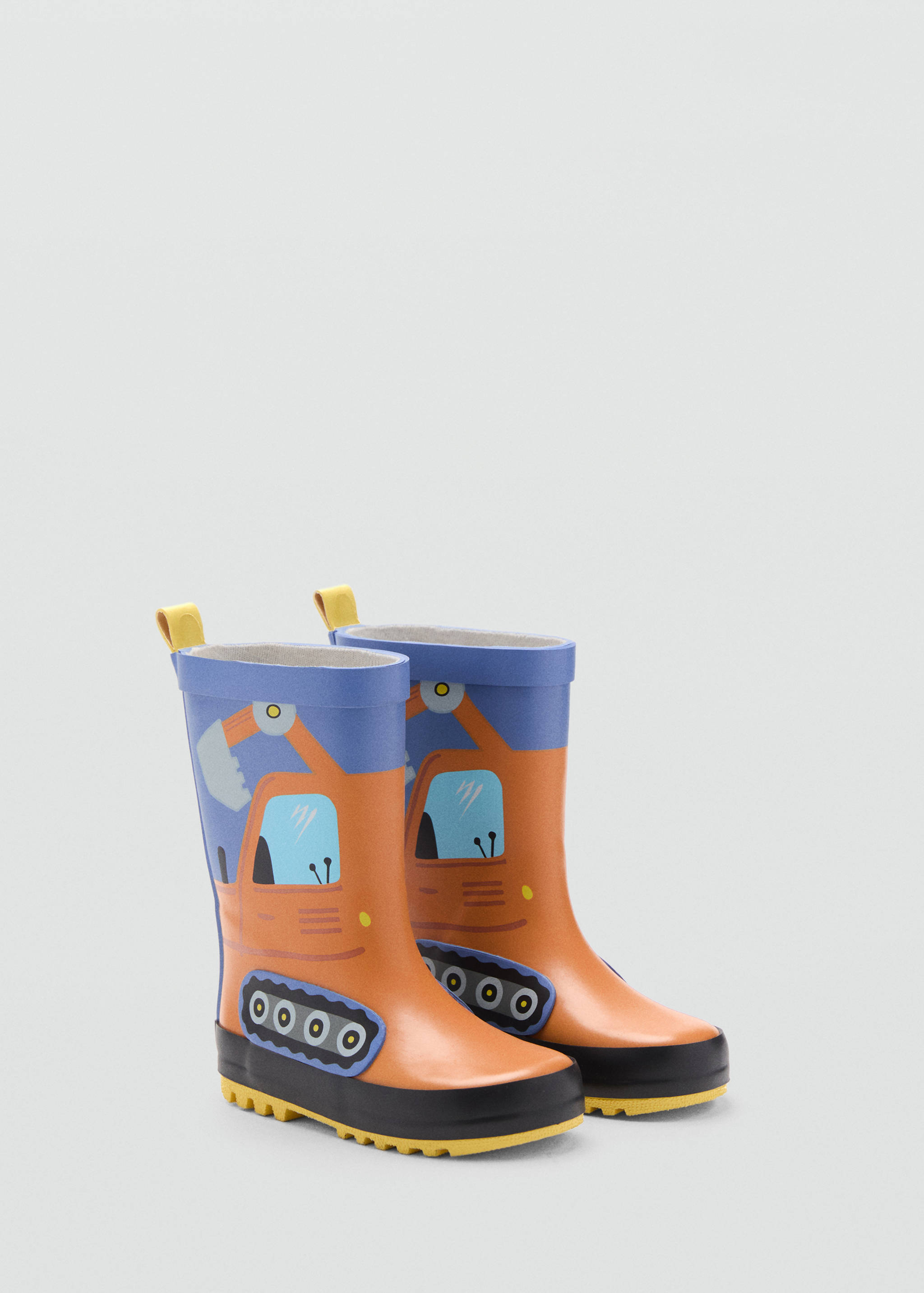 Wellington boots with drawing - Medium plane