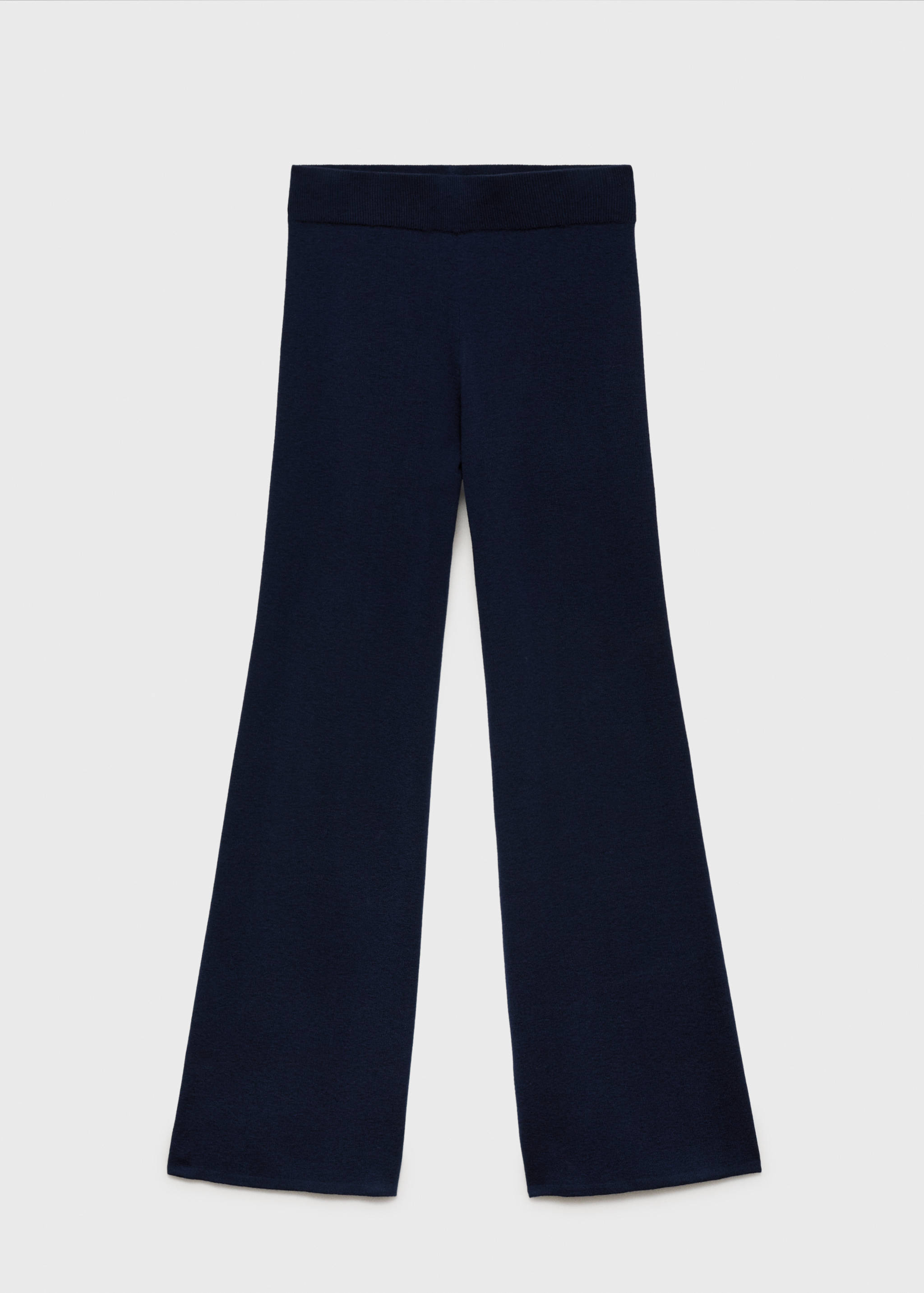 Straight knitted pants - Article without model