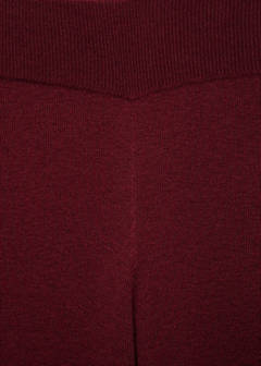Straight knitted trousers — Maroon 7
