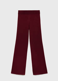 Straight knitted trousers — Maroon 6