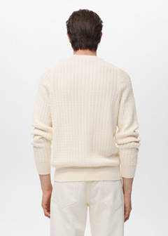 100% cotton braided sweater — Off White 3