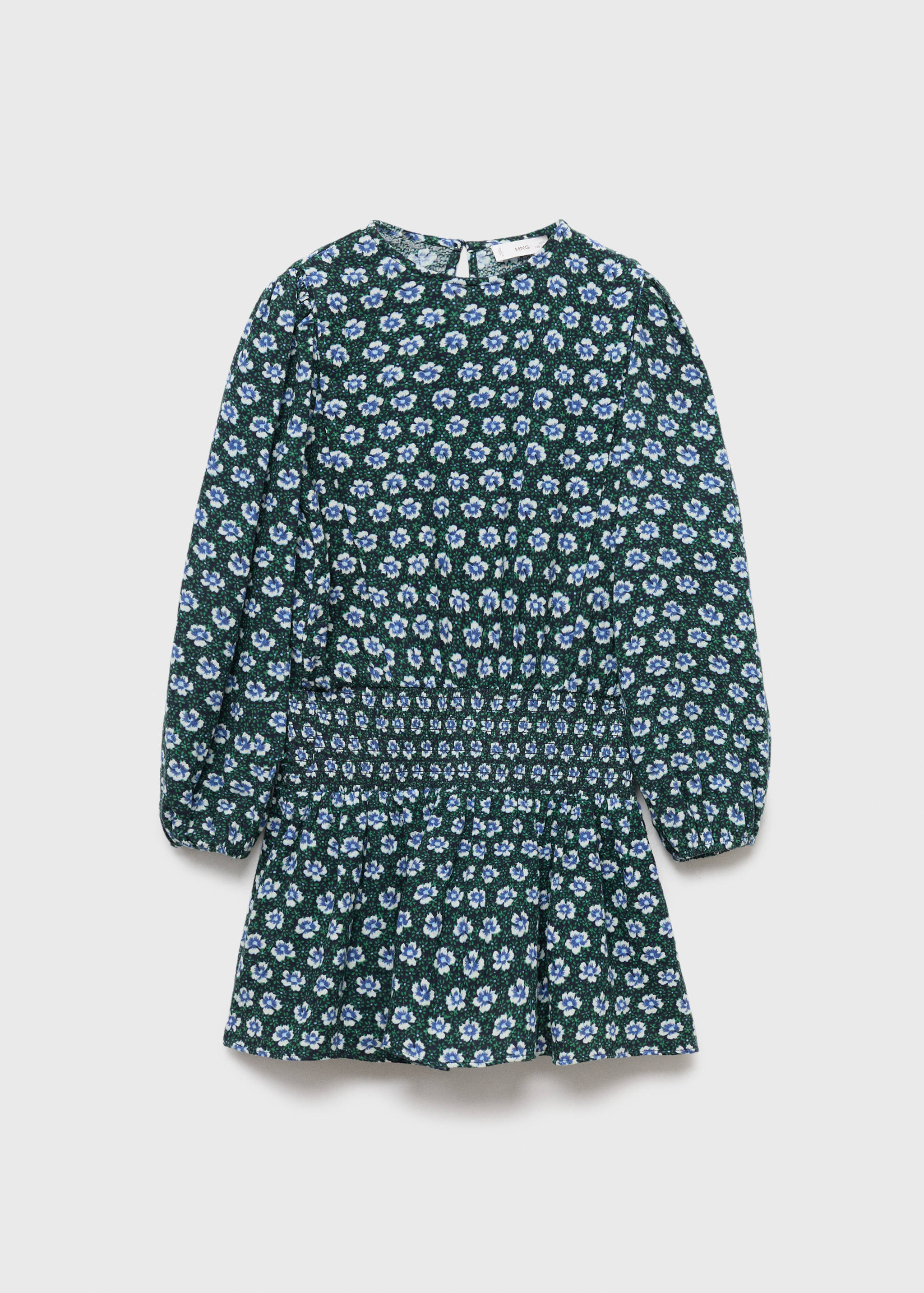 Robe fleurie froncée - Article sans modèle