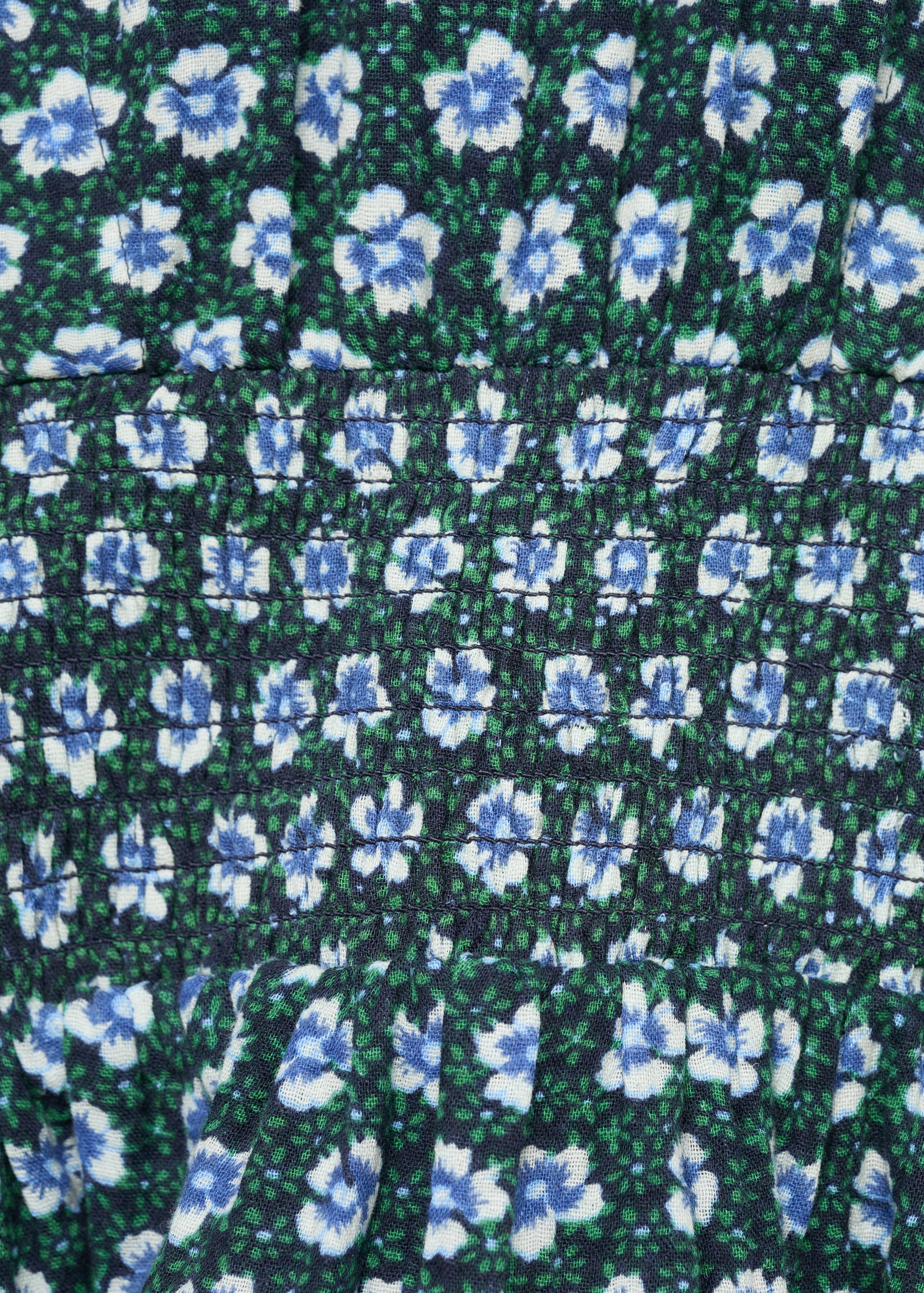 Robe fleurie froncée - Détail de l'article 0