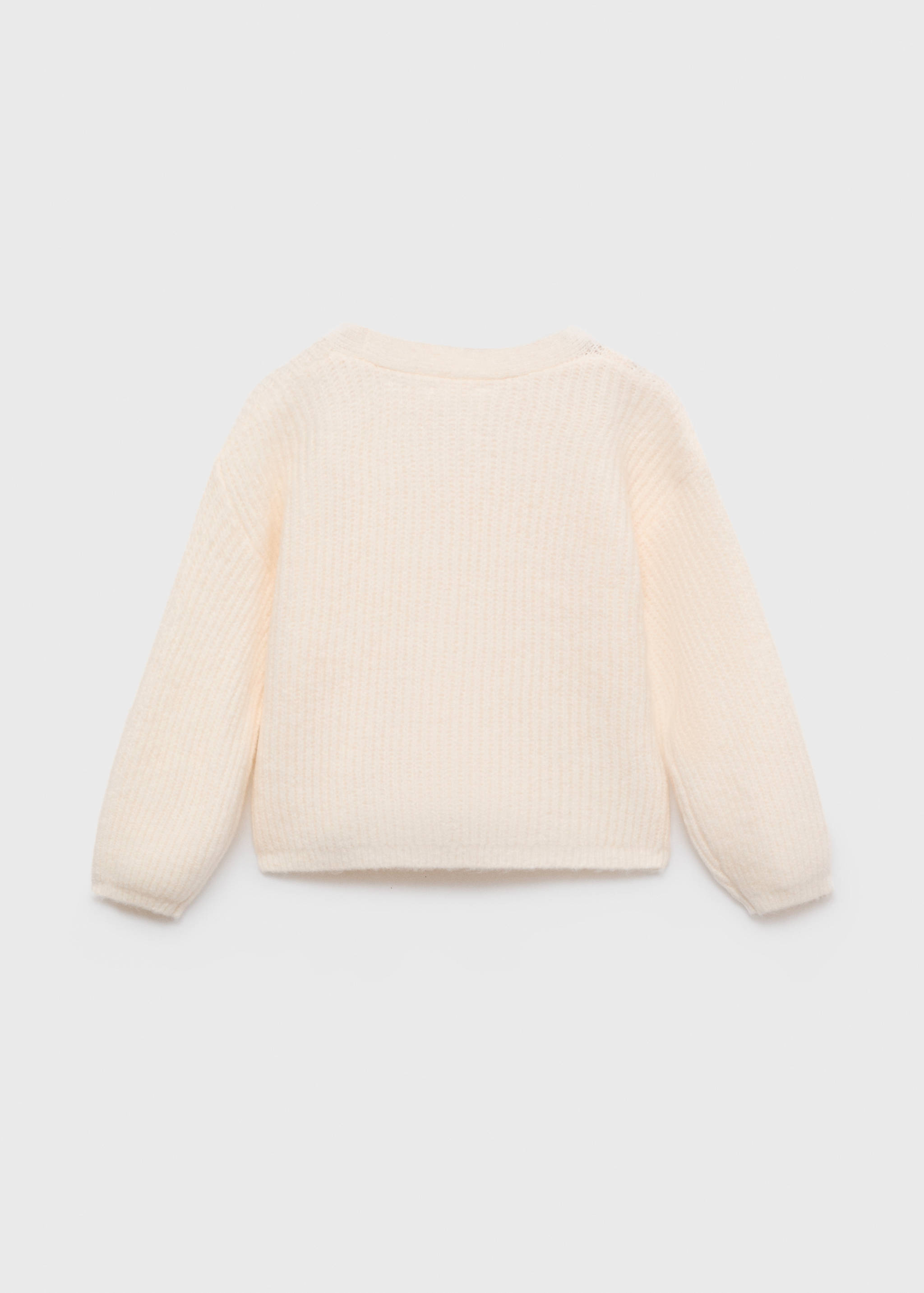 Cárdigan punto grueso - Reverso del artículo