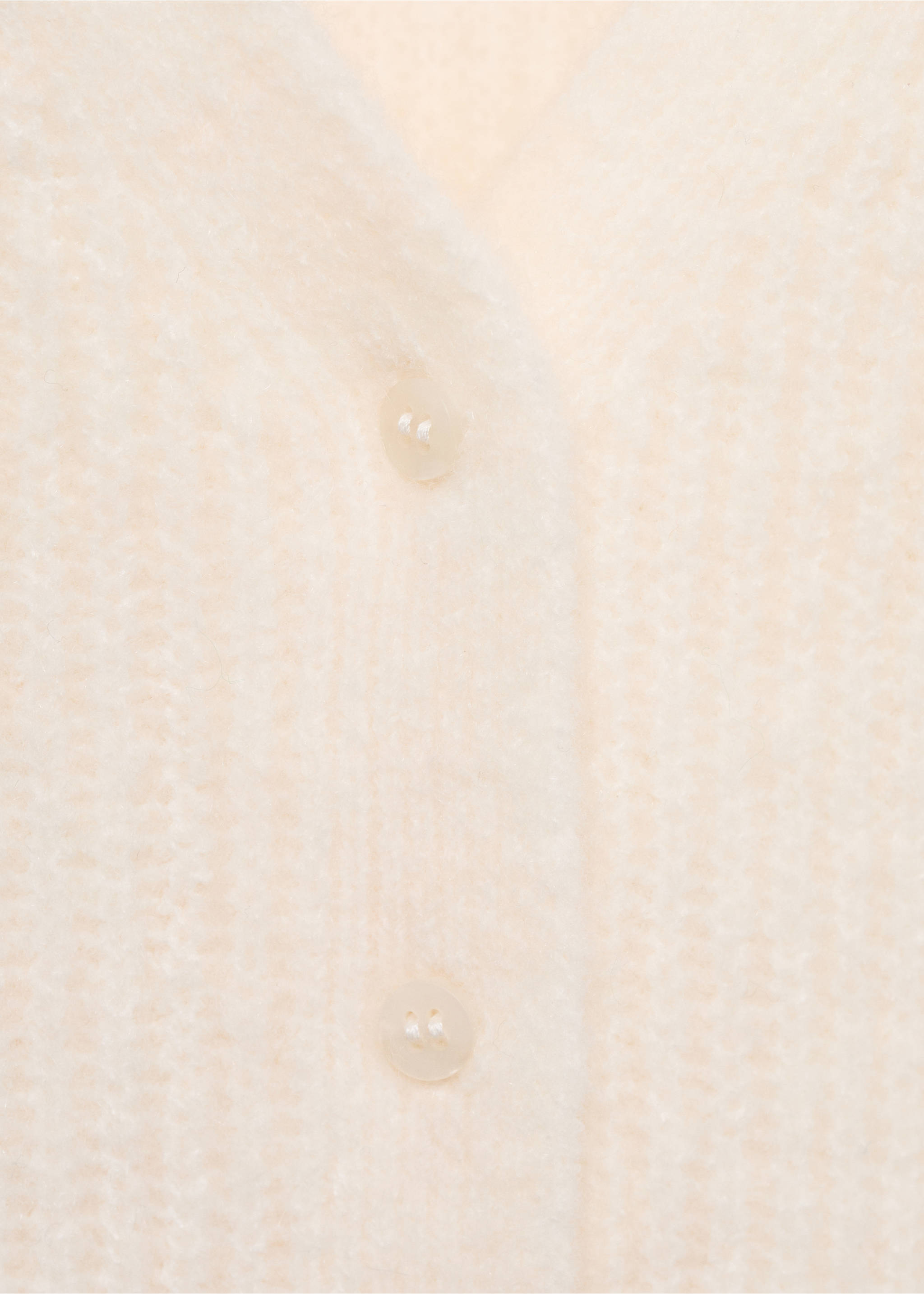 Cárdigan punto grueso - Detalle del artículo 8, Blanco roto. Ref: 17045153-00.