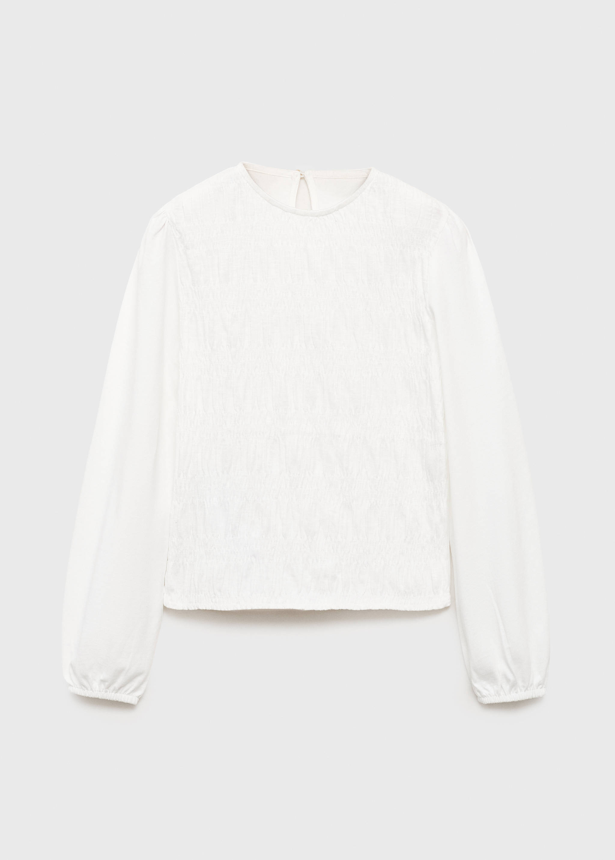 Long-sleeved t-shirt with ruffles - Article without model