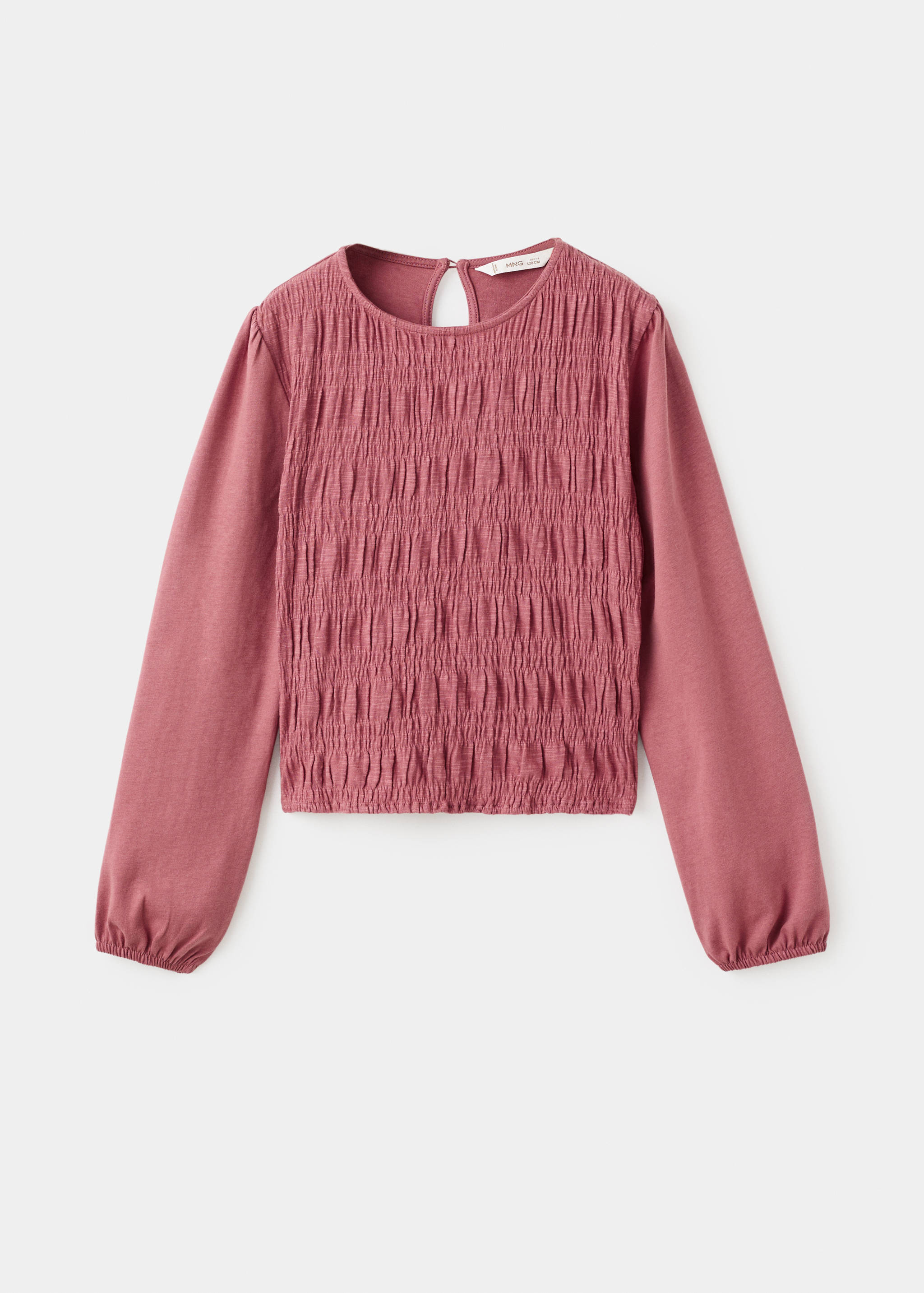 Long-sleeved t-shirt with ruffles - Article without model