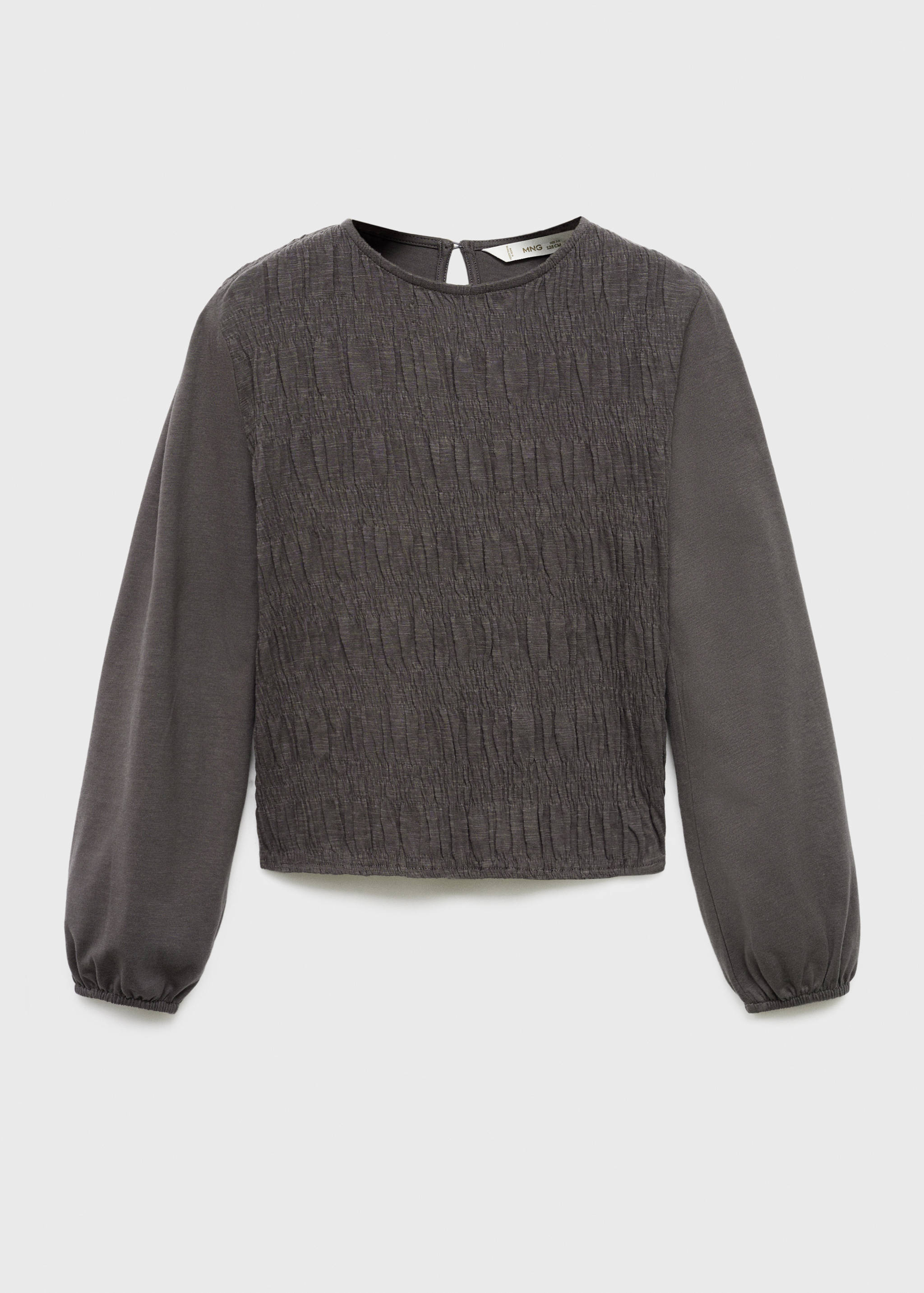 Long-sleeved t-shirt with ruffles - Article without model