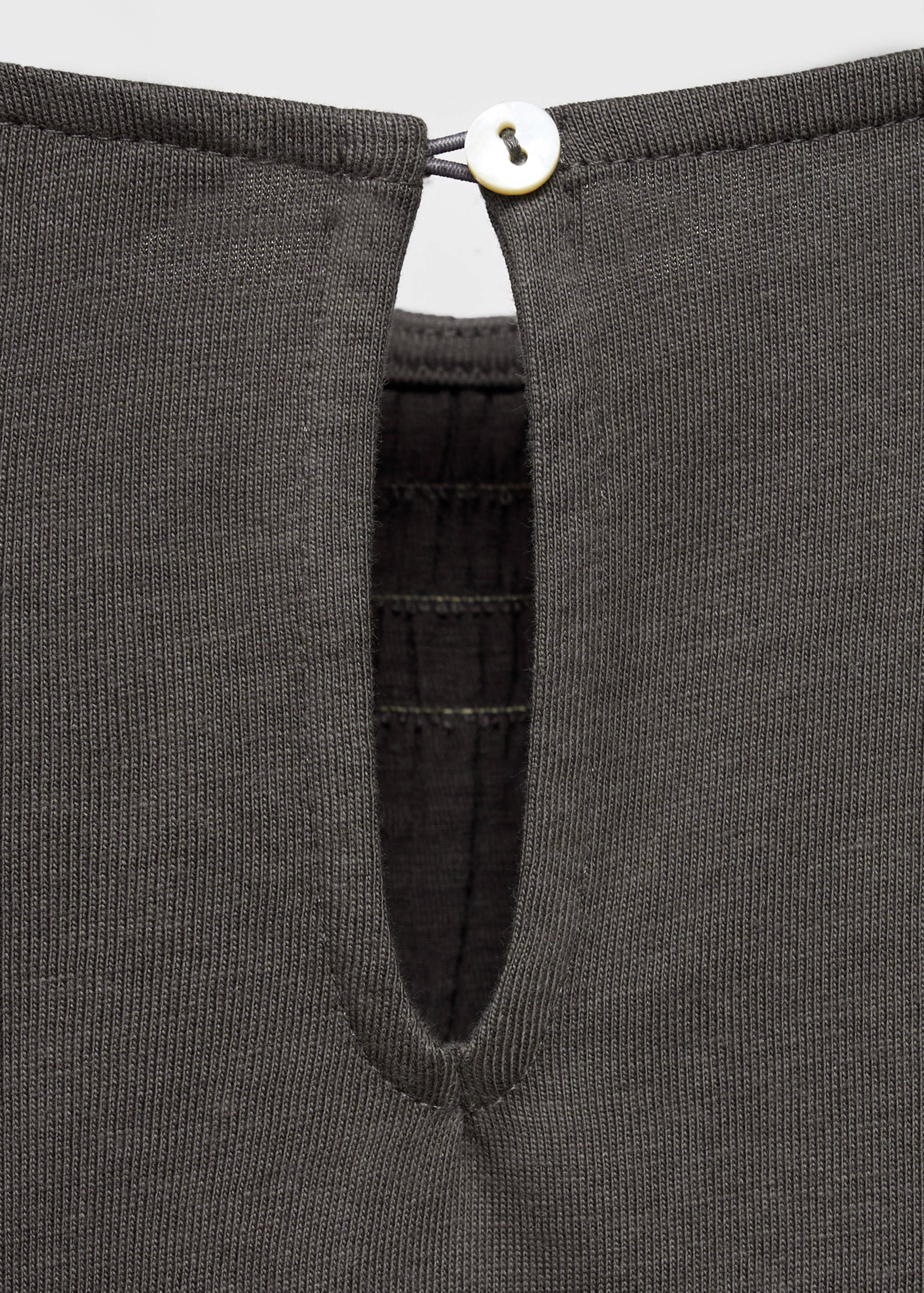 Long-sleeved t-shirt with ruffles - Details of the article 0