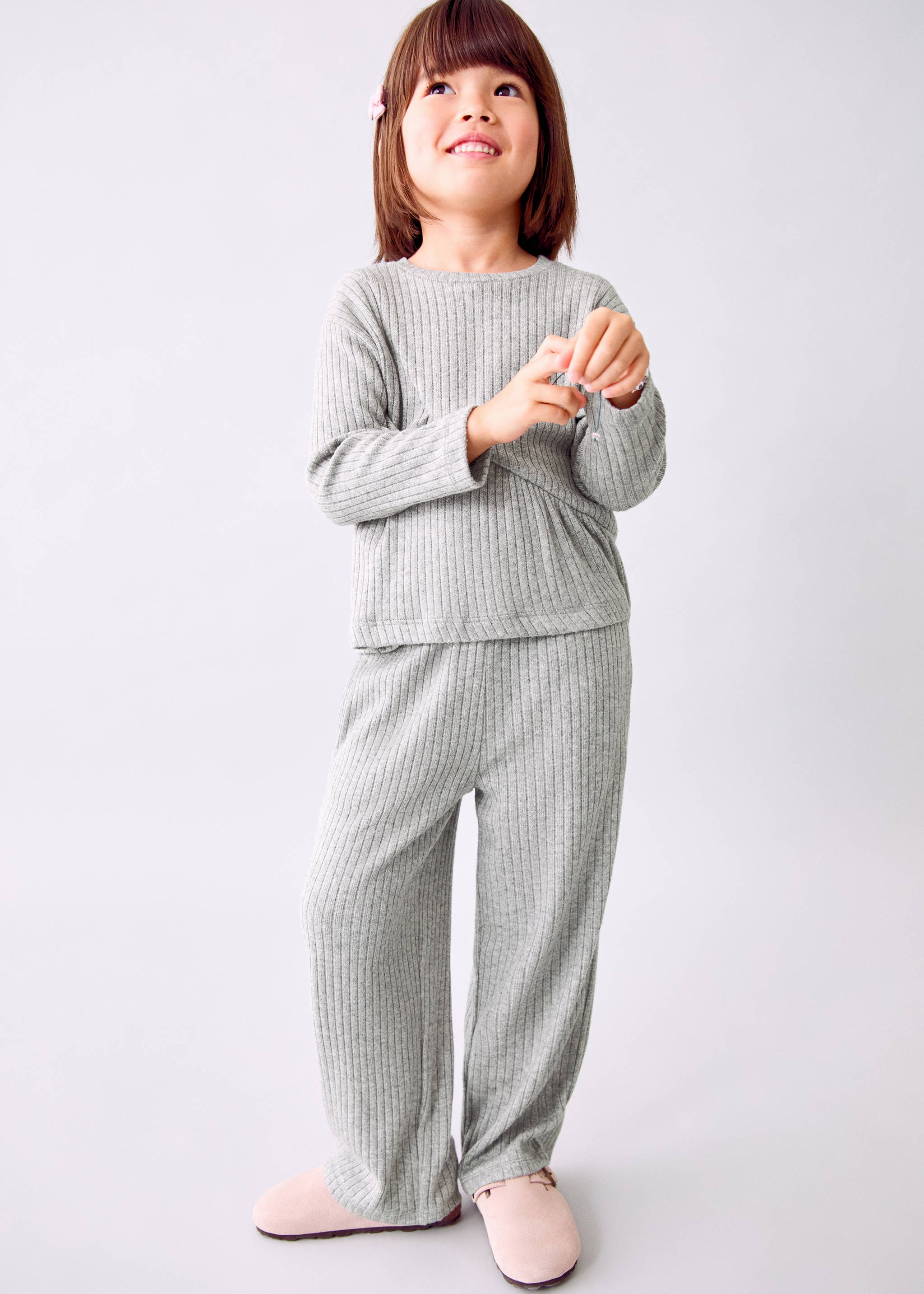 Ribbed trousers - Medium plane