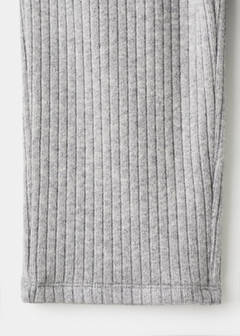 Ribbed trousers — Medium Heather Grey 4