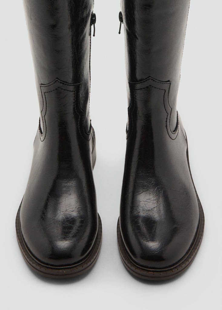 Knee-length boots — Brown