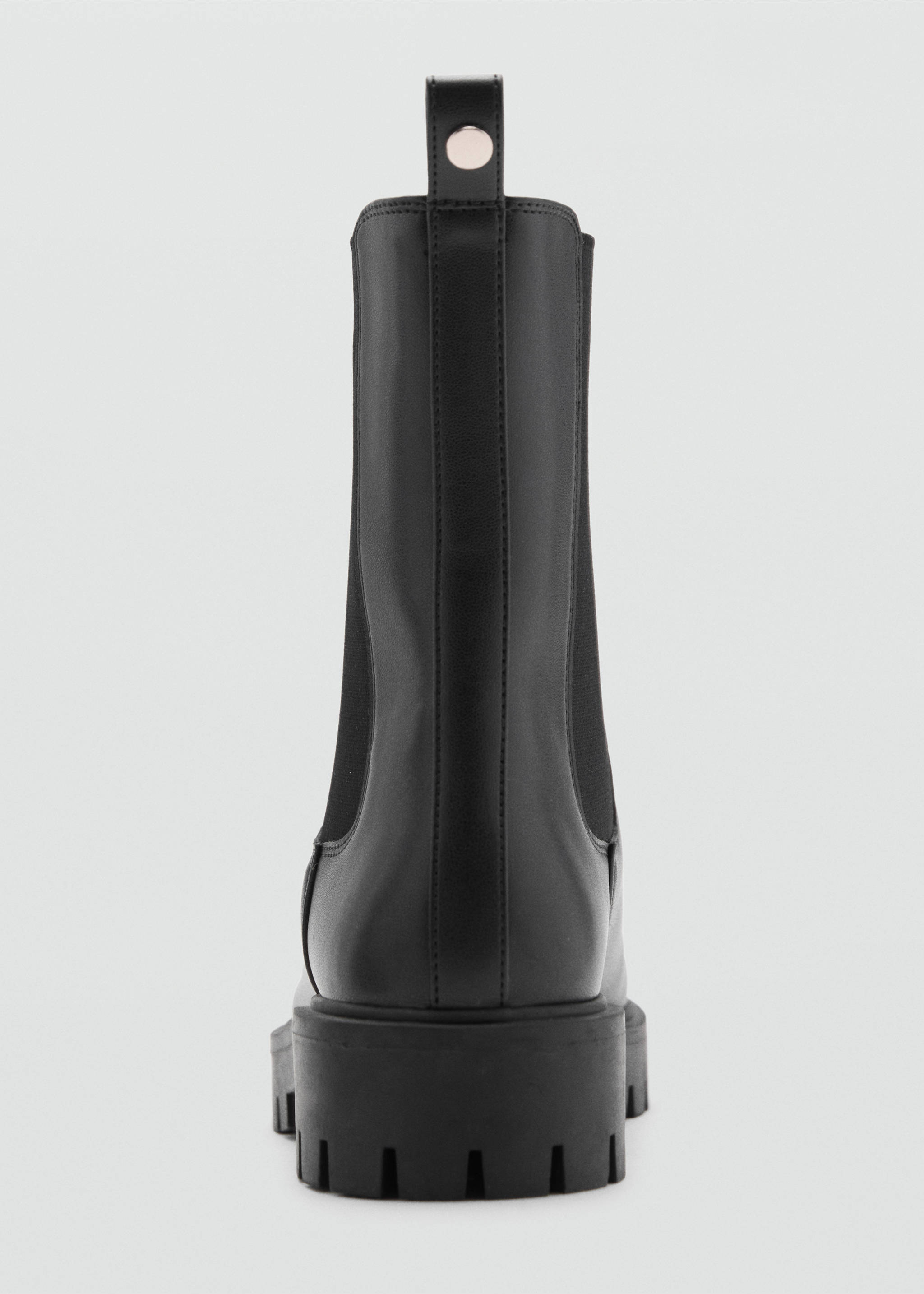 Elastic panels ankle boot - Details of the article 2, Black. Ref: 17045163-00.