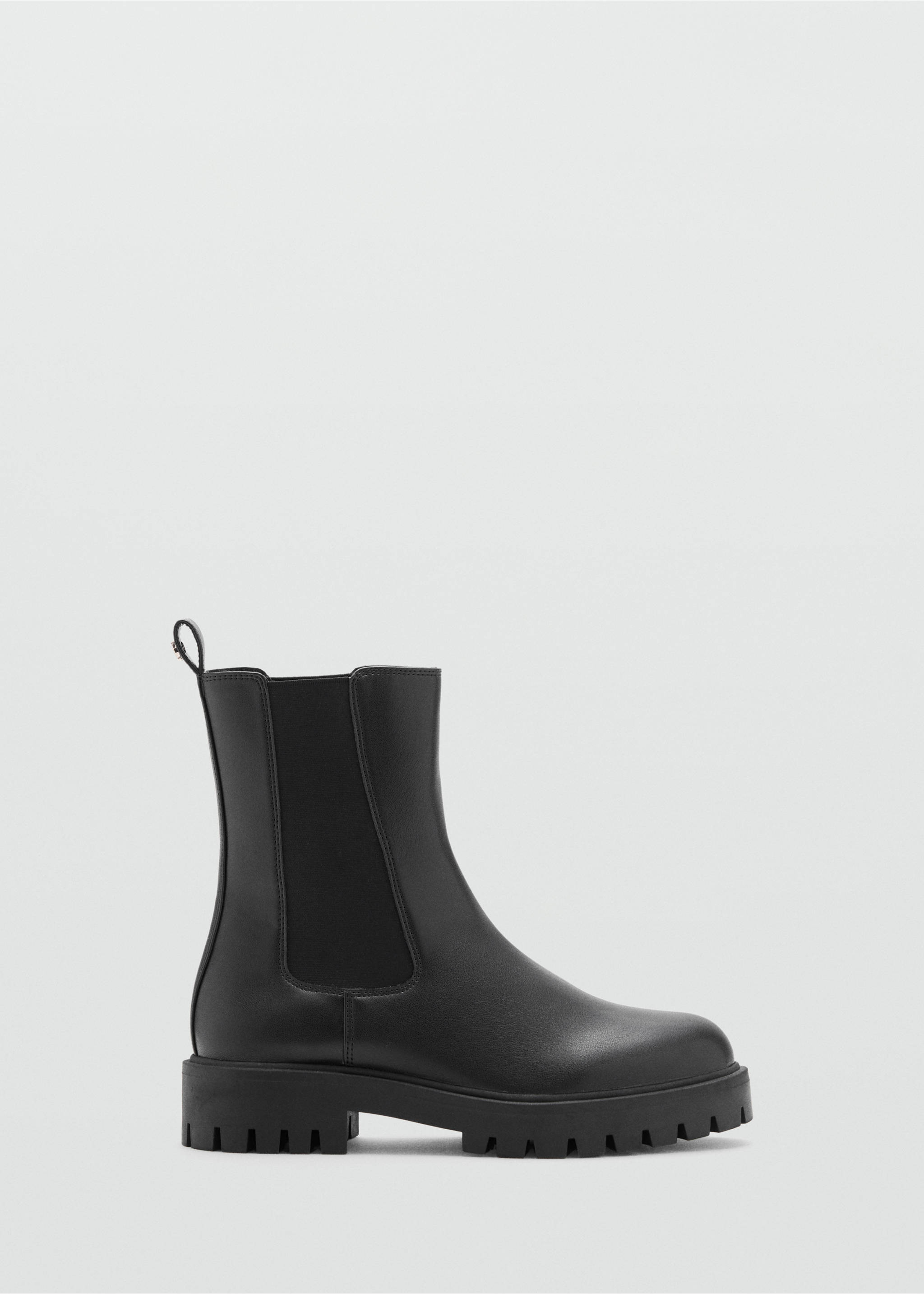 Elastic panels ankle boot - Article without model, Black. Ref: 17045163-00.