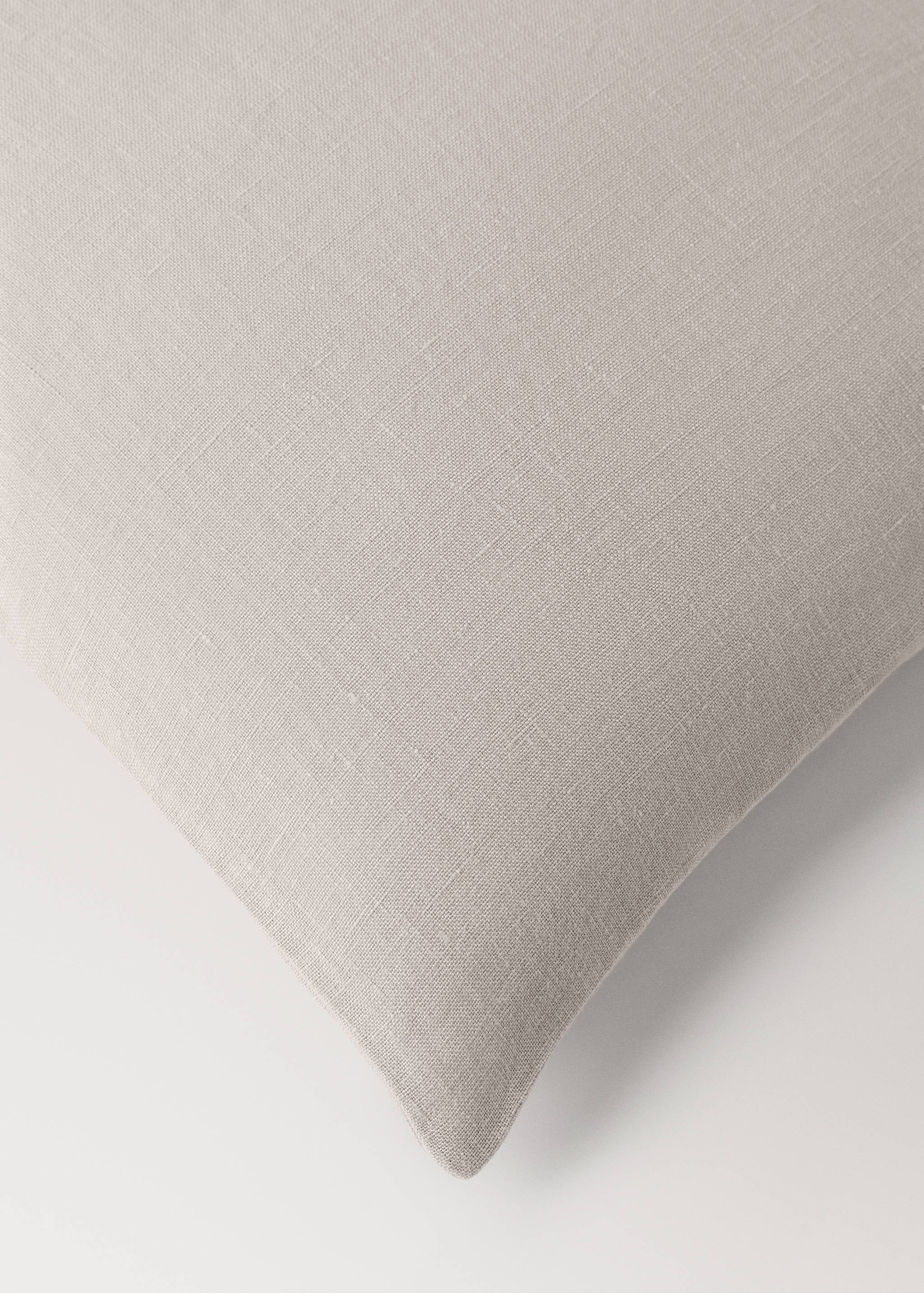 Washed linen duvet cover for cot - Details of the article 3