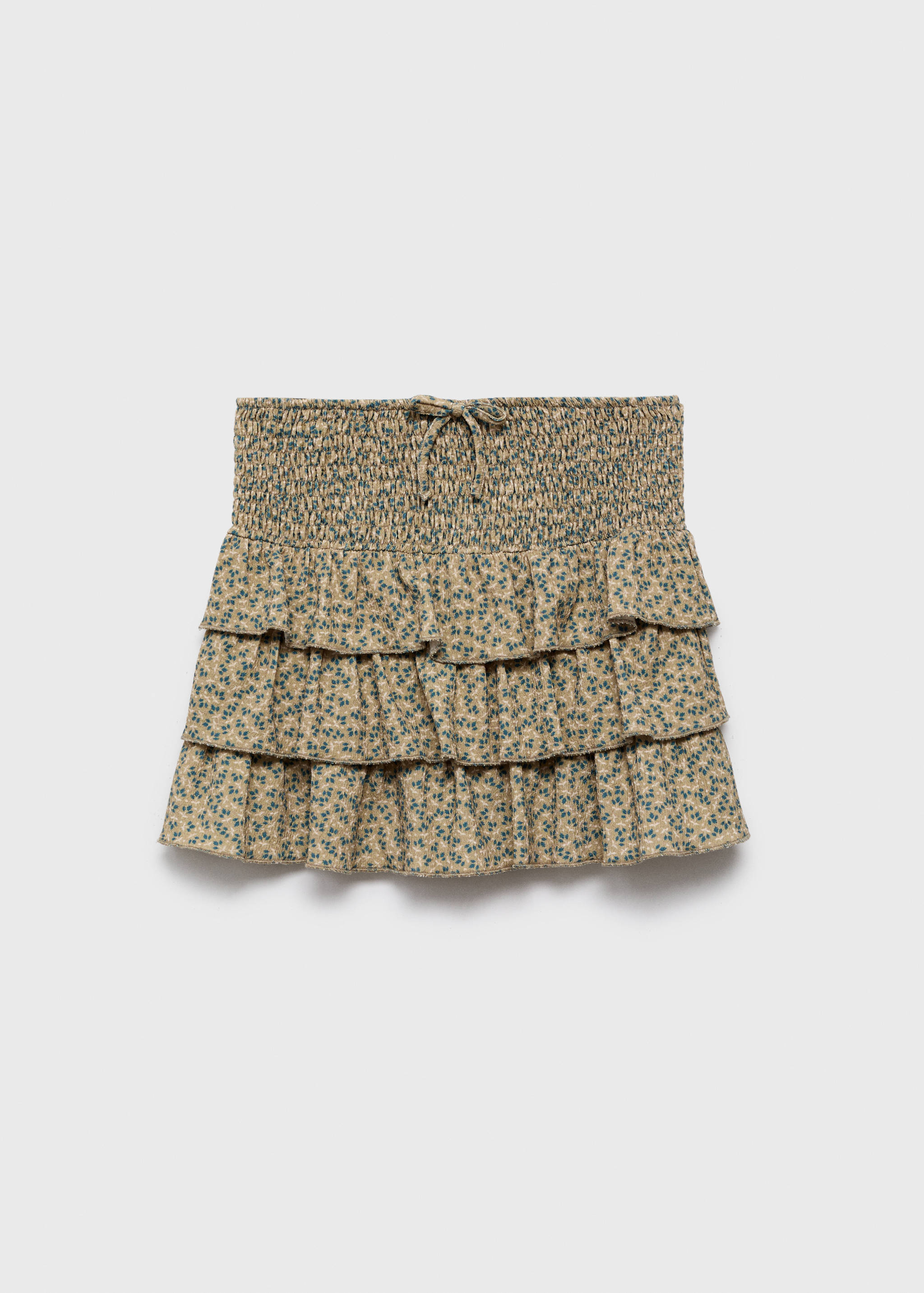 Falda flores evasé - Artículo sin modelo
