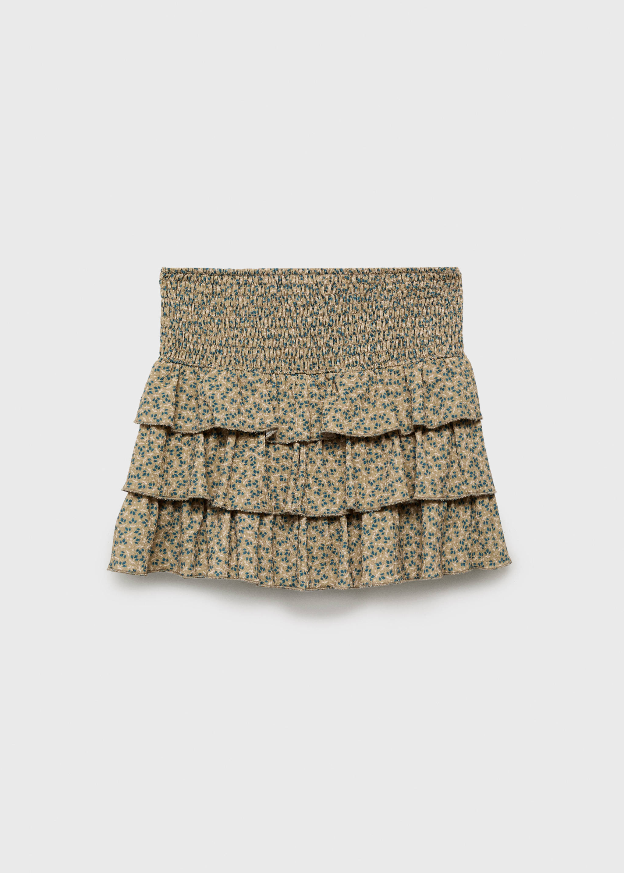Falda flores evasé - Reverso del artículo
