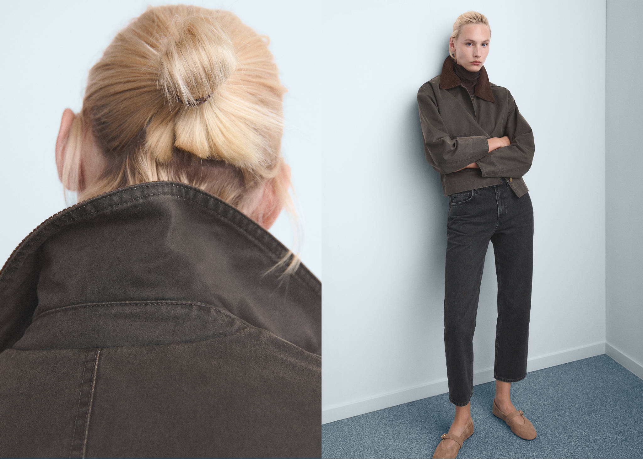 Jean slim taille haute - Plan panoramique