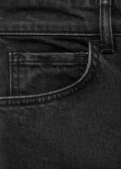 Slim-fit high-waist jeans — Black denim 12