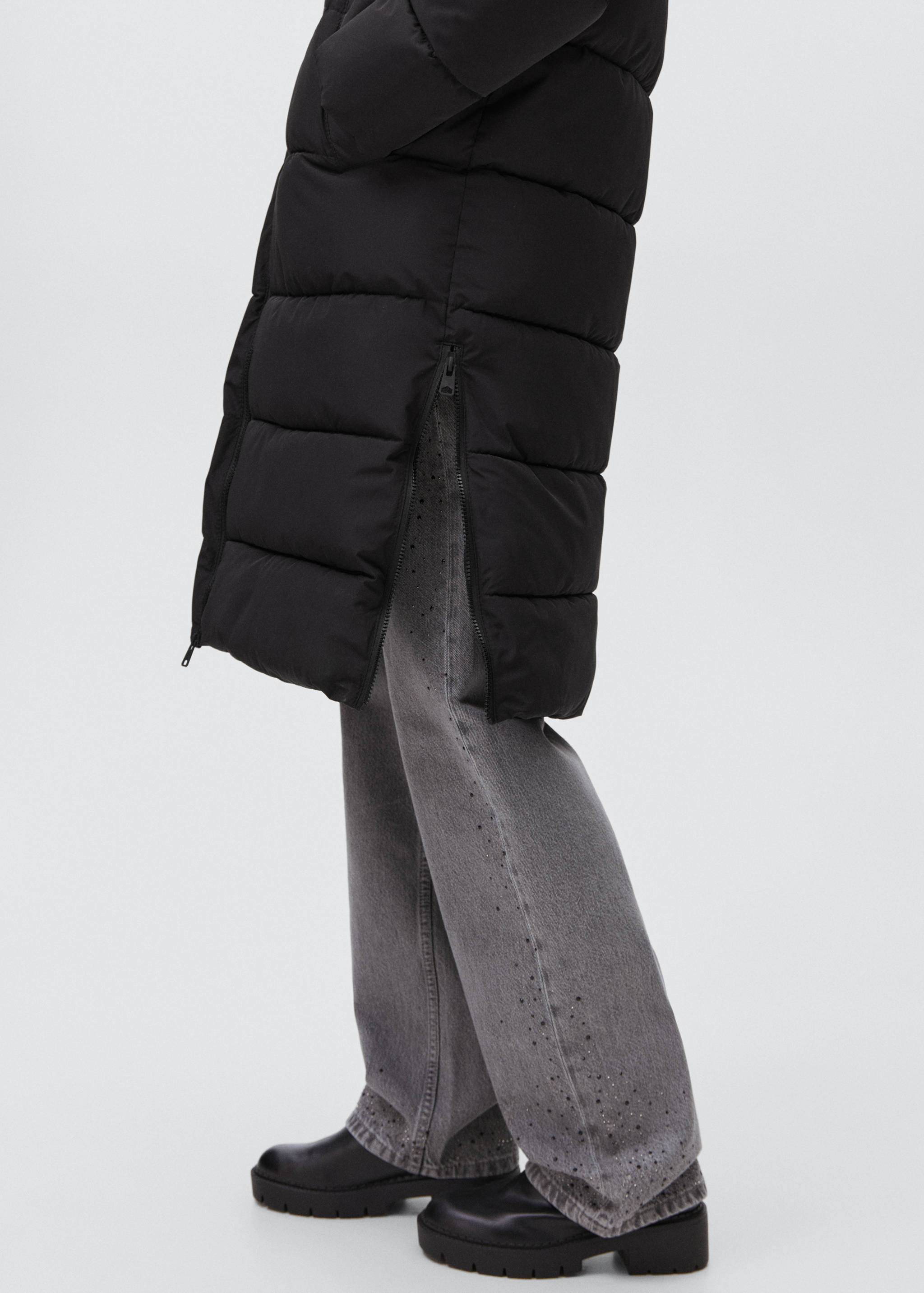 Длинный стёганый анорак - Деталь изделия 6
