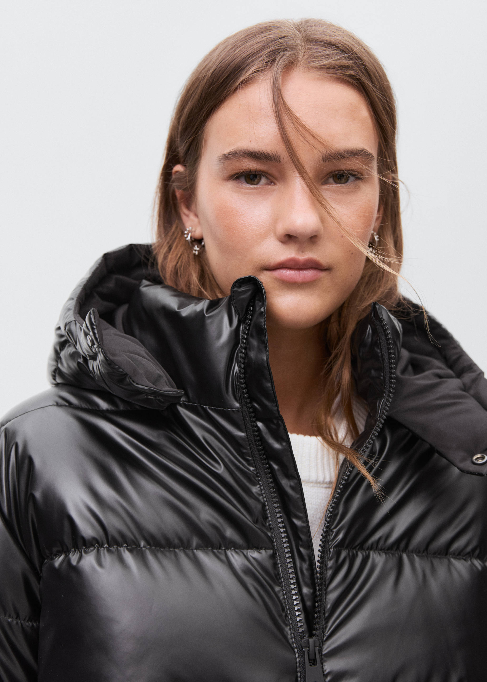 Quilted skin style jacket - Details of the article 1