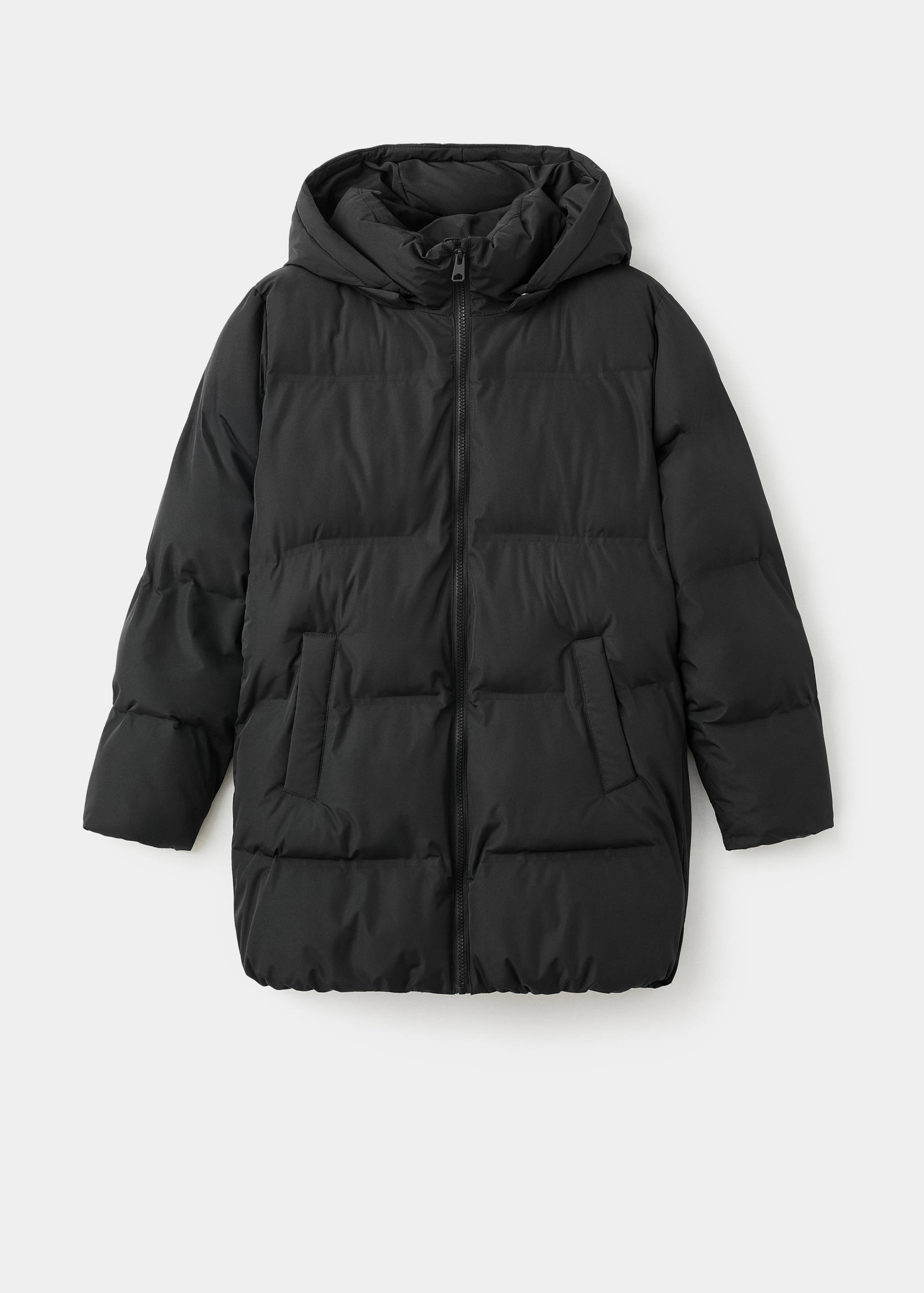 Quilted long coat - Article without model