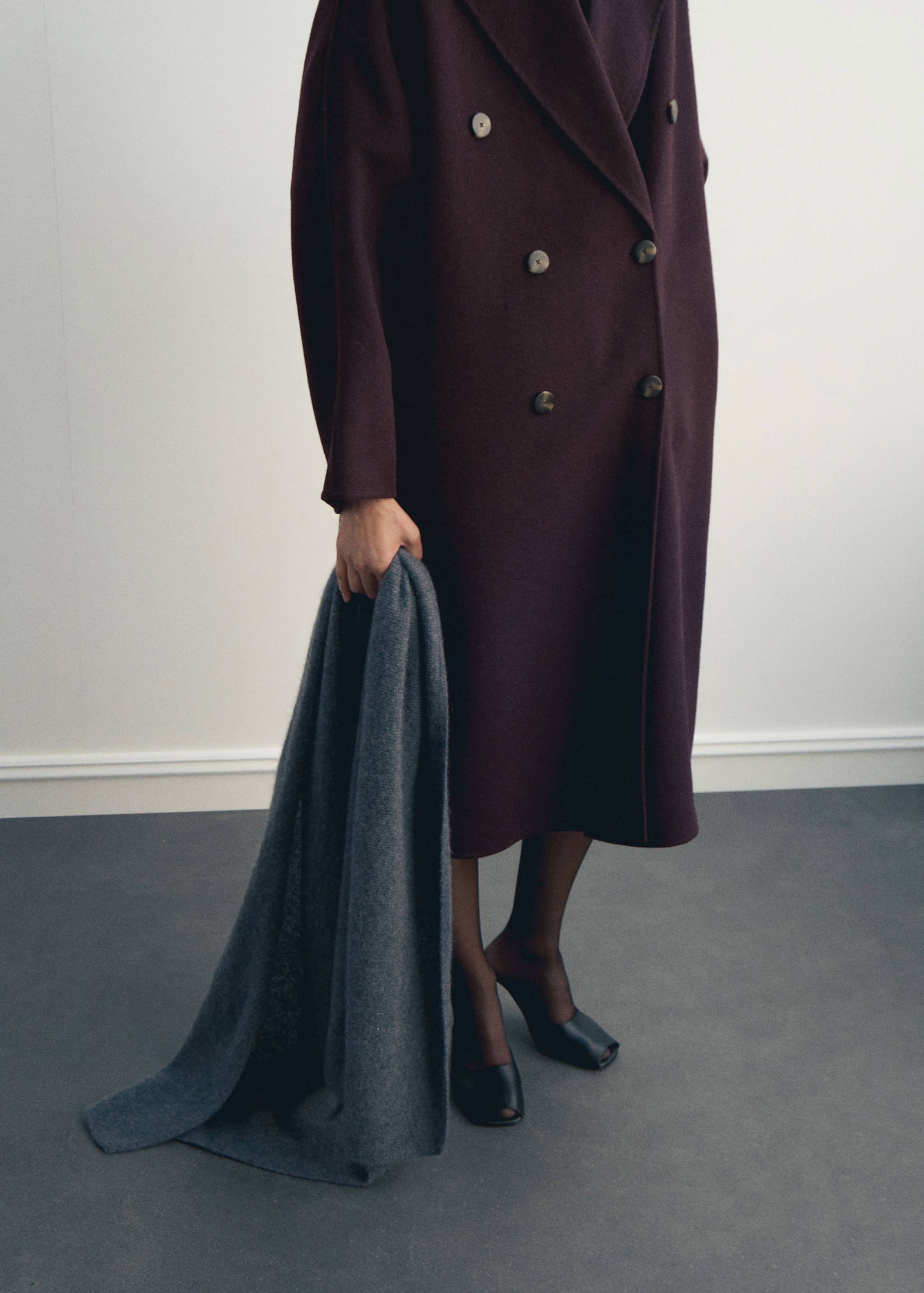 Handmade oversized wool coat - Details of the article 1