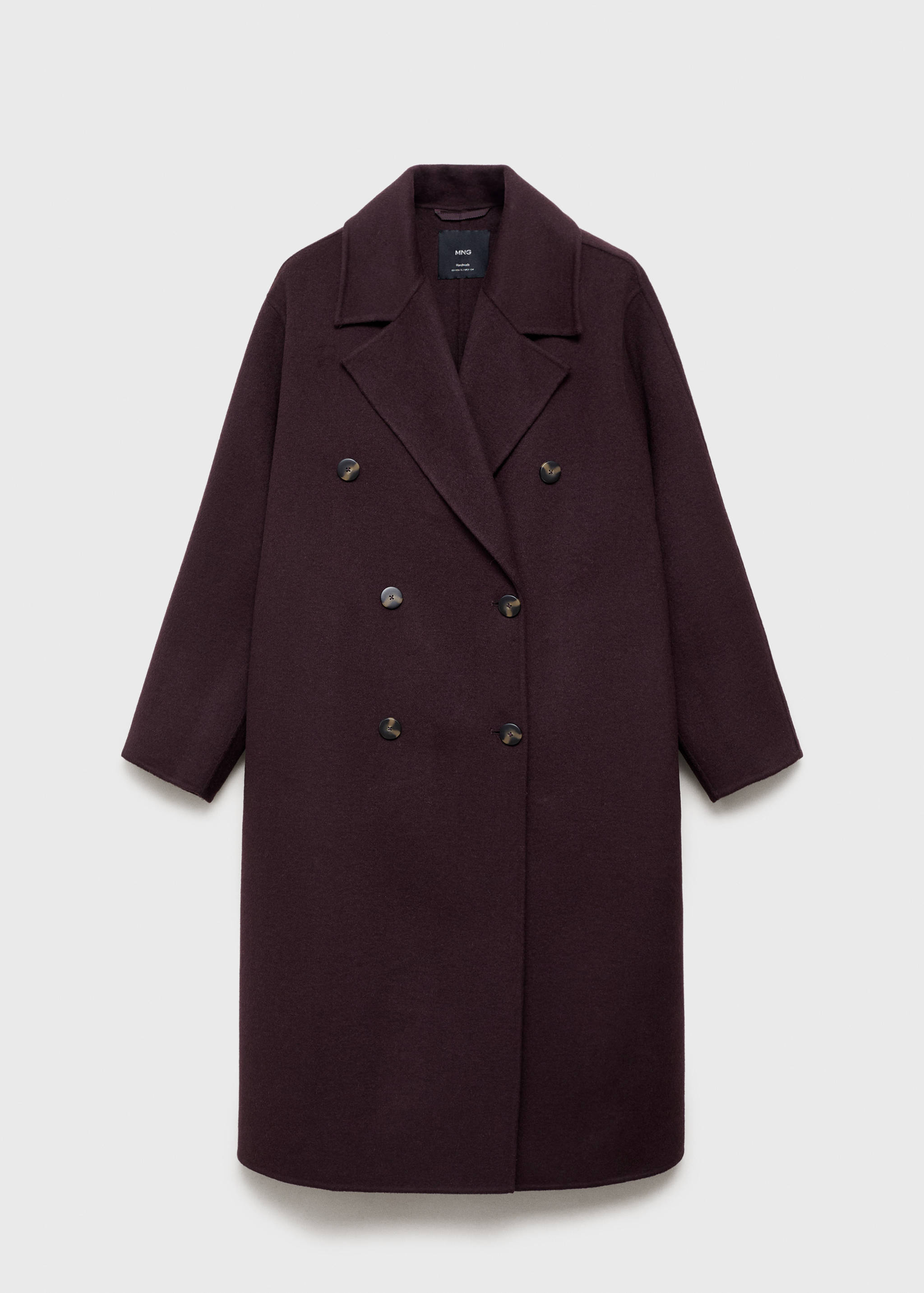 Handmade oversized wool coat - Article without model