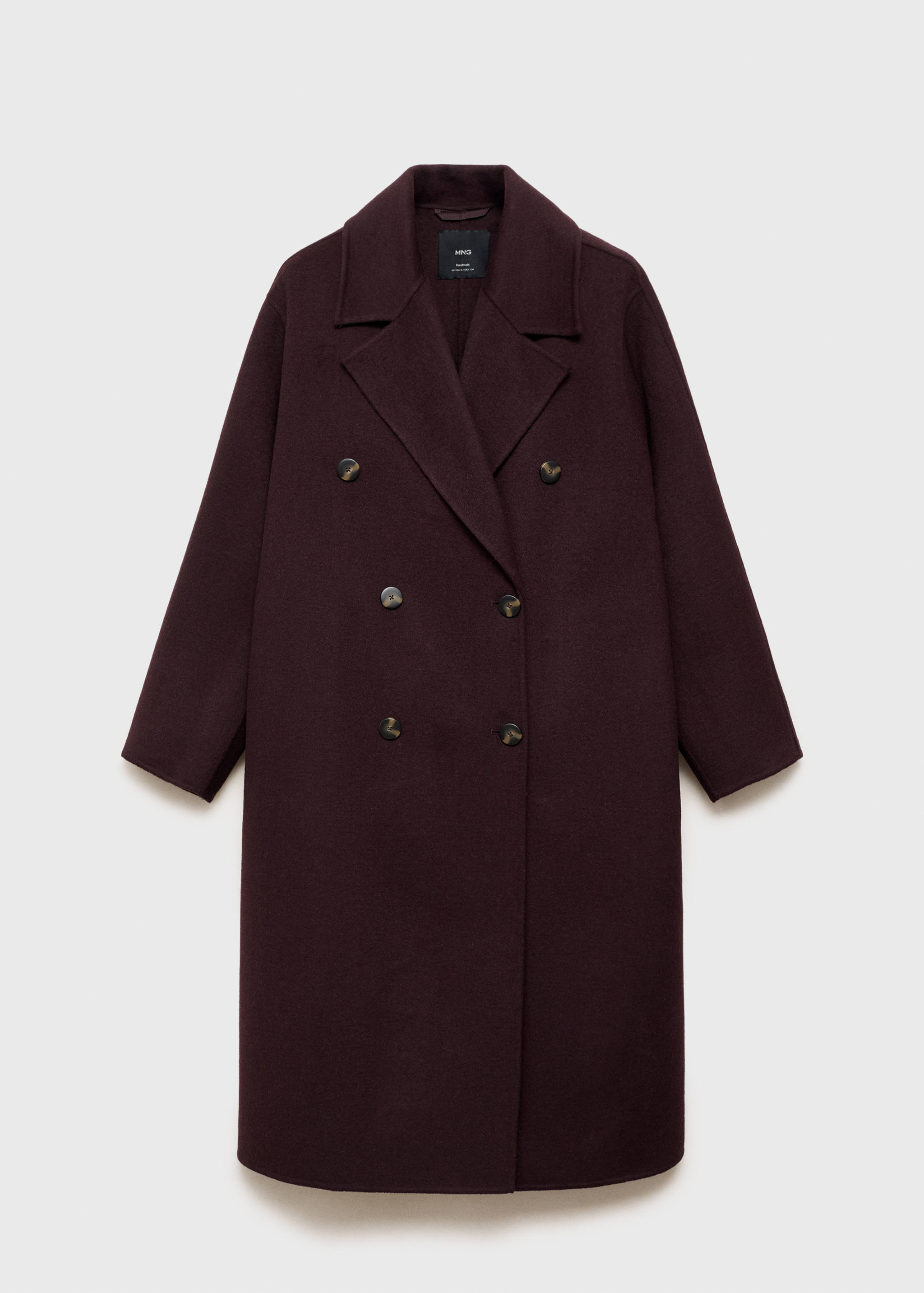 Manteau laine fait main oversize - Article sans modèle