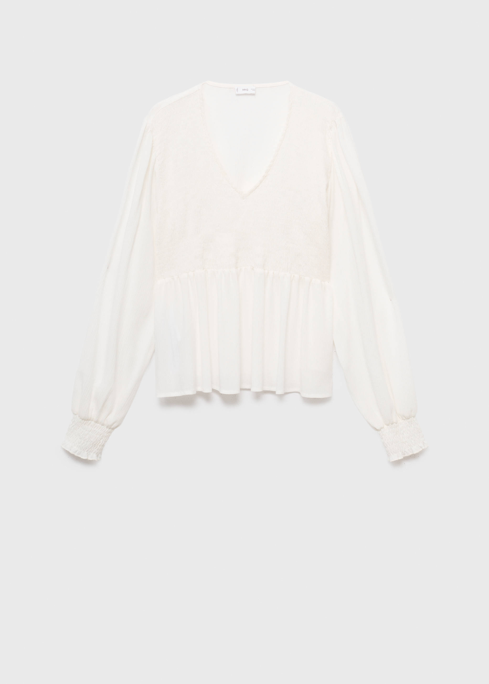 Ruched flowing blouse - Article without model