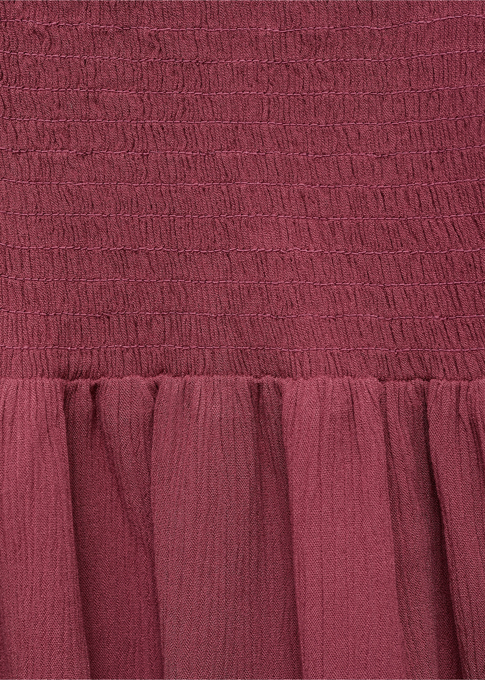 بلوزة منسدلة مع طيات - تفاصيل المنتج 8, كستنائي. Ref: 17045791-00.