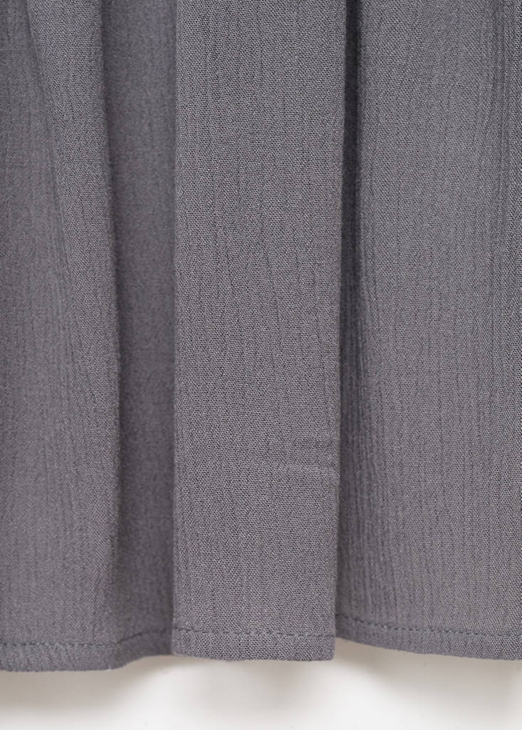 Ruched flowing blouse — Charcoal