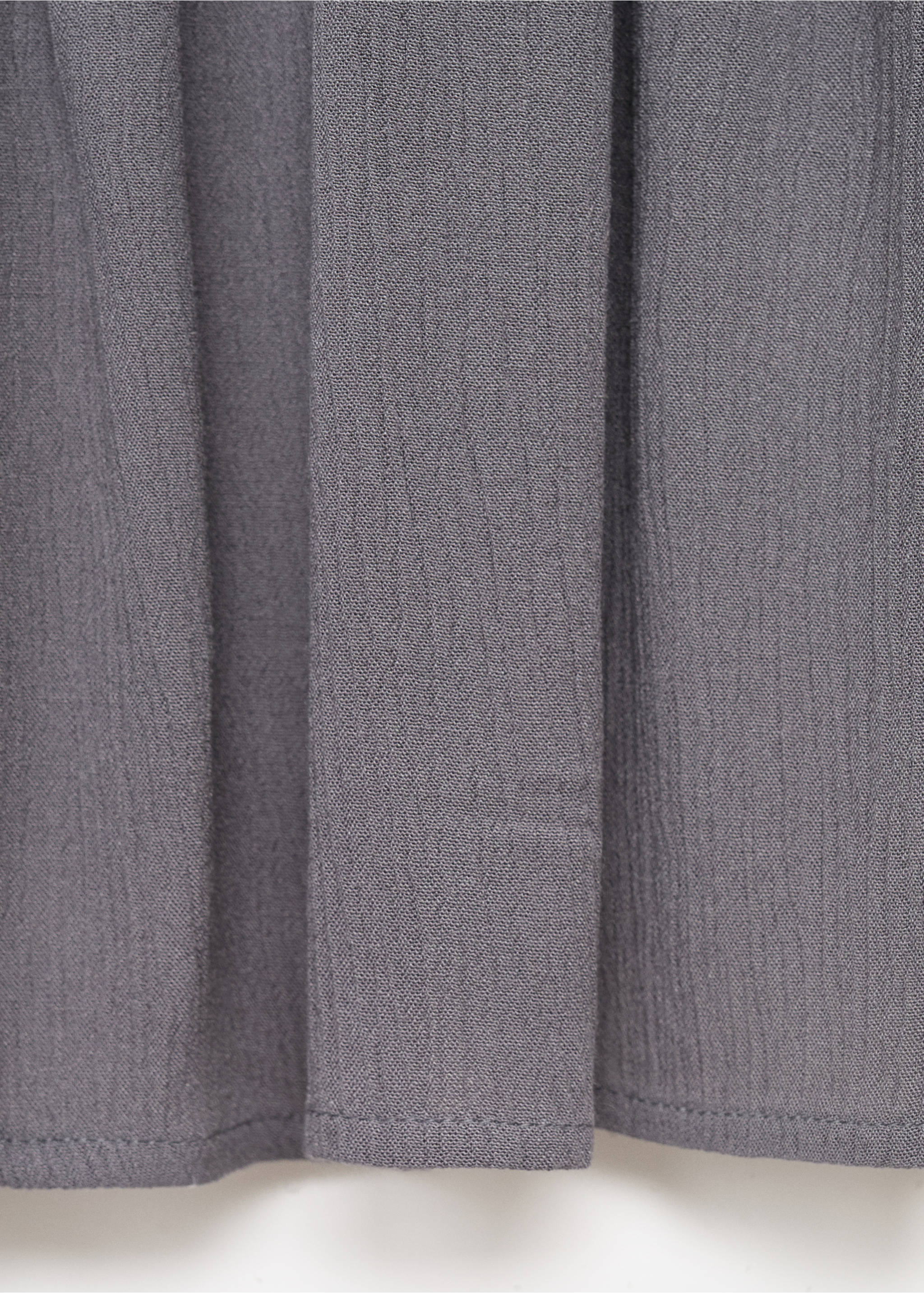 بلوزة منسدلة مع طيات - تفاصيل المنتج 0, فحمي. Ref: 17045791-00.