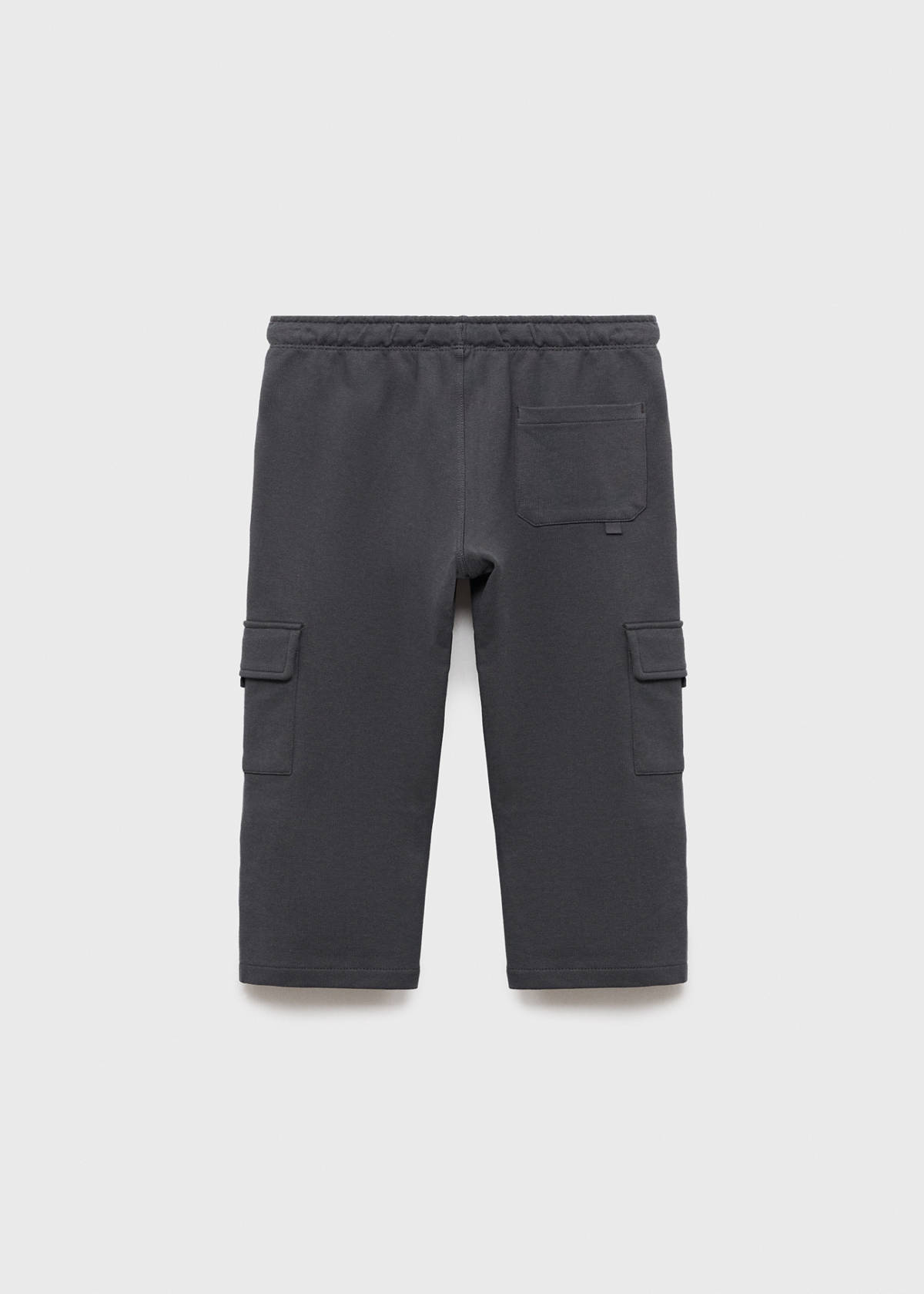 Cargo joggers with drawstring — Charcoal