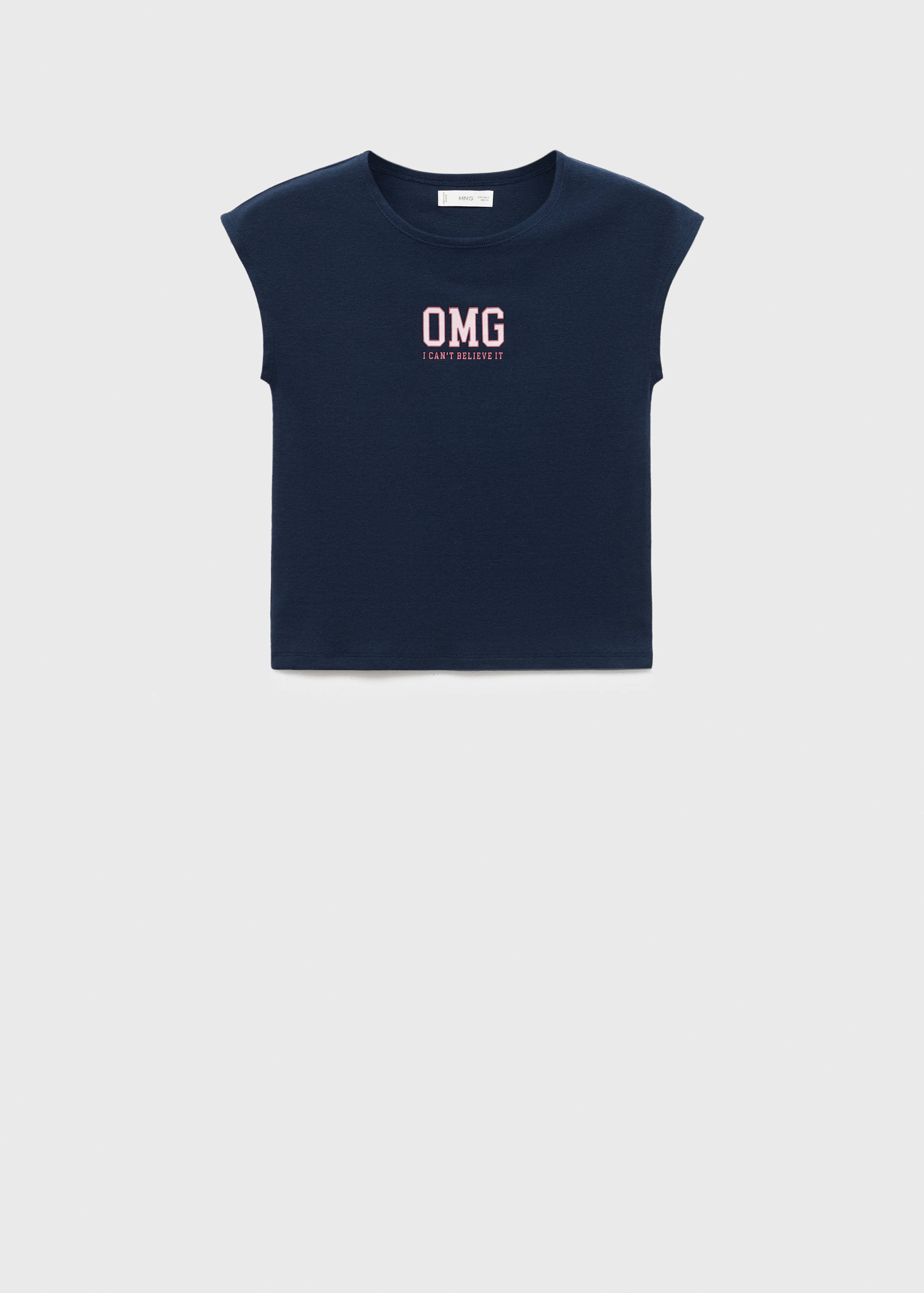 Printed cotton-blend t-shirt - Article without model