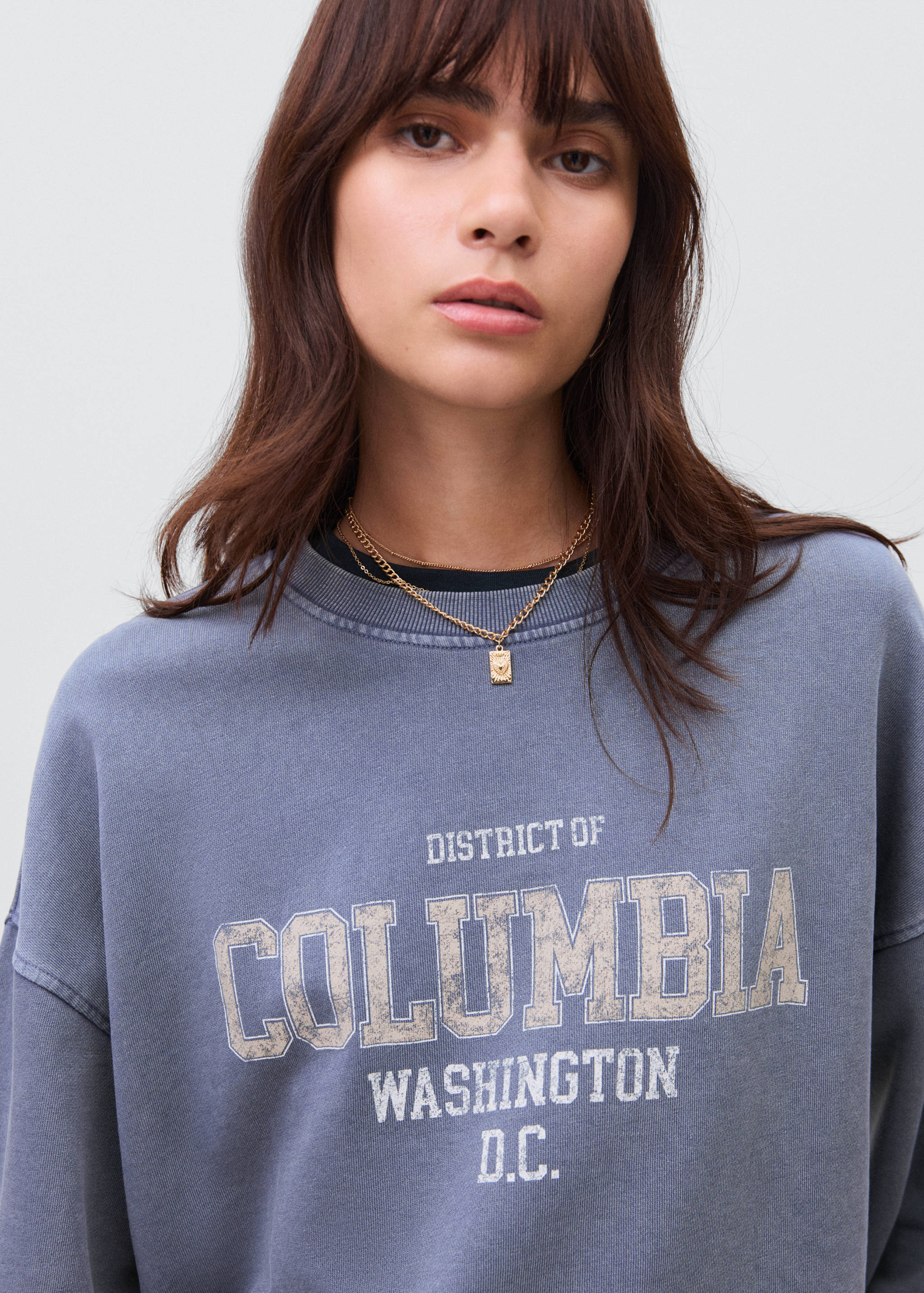 Sweat-shirt coton imprimé - Détail de l'article 1